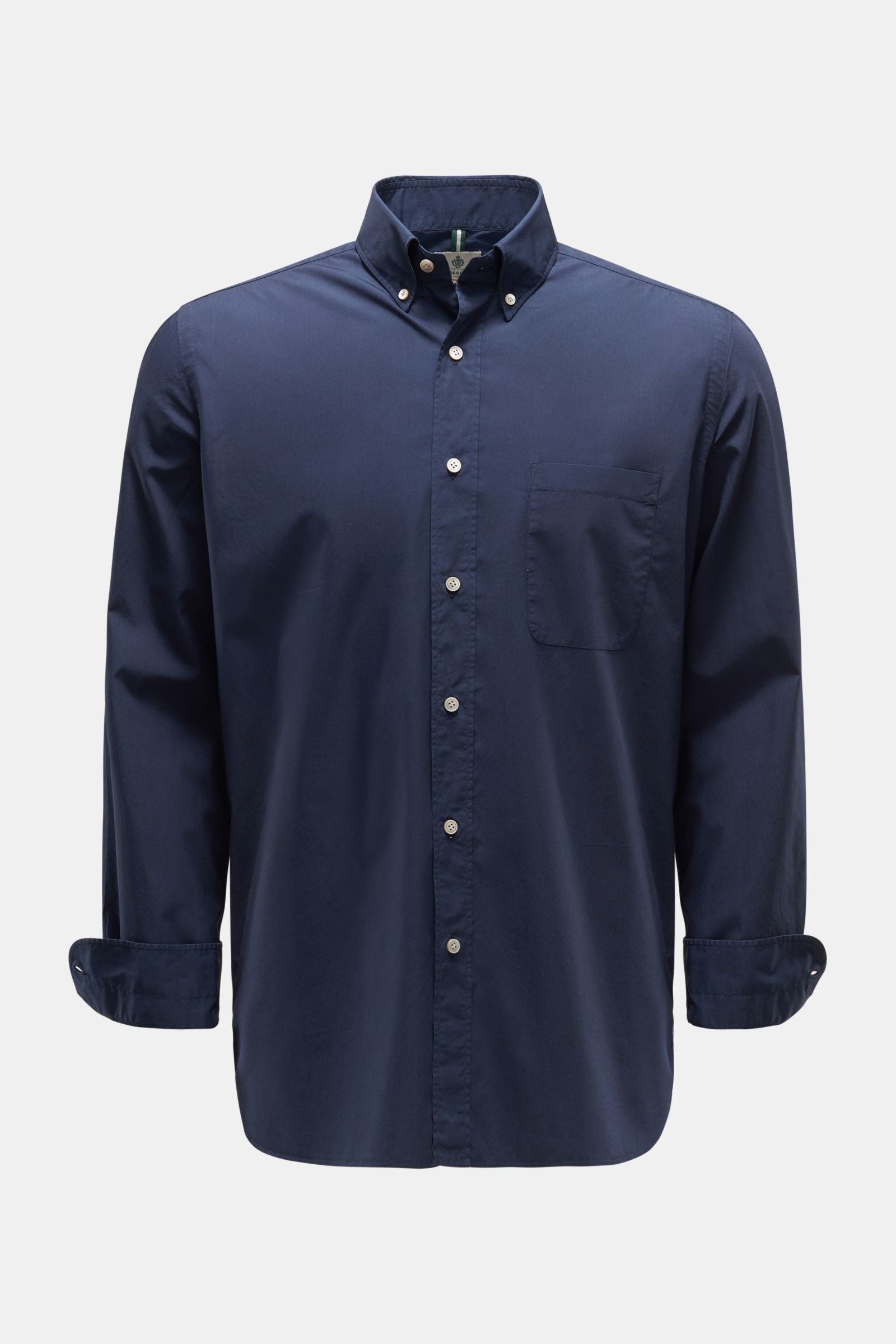 Casual shirt 'Gable' button-down collar navy