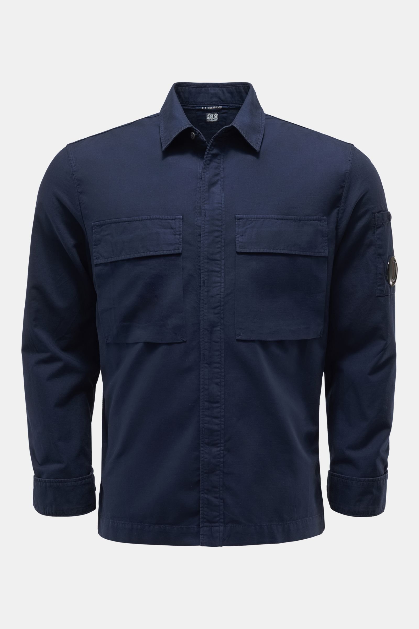 Casual shirt narrow collar navy