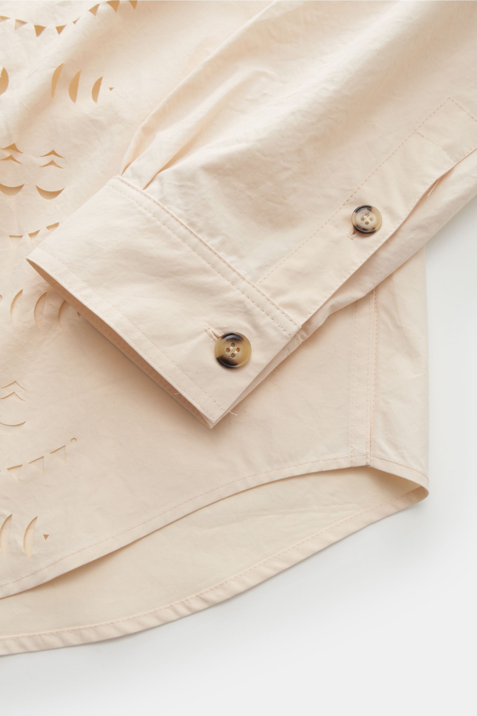 Nanushka Overshirt 'Jari' cream