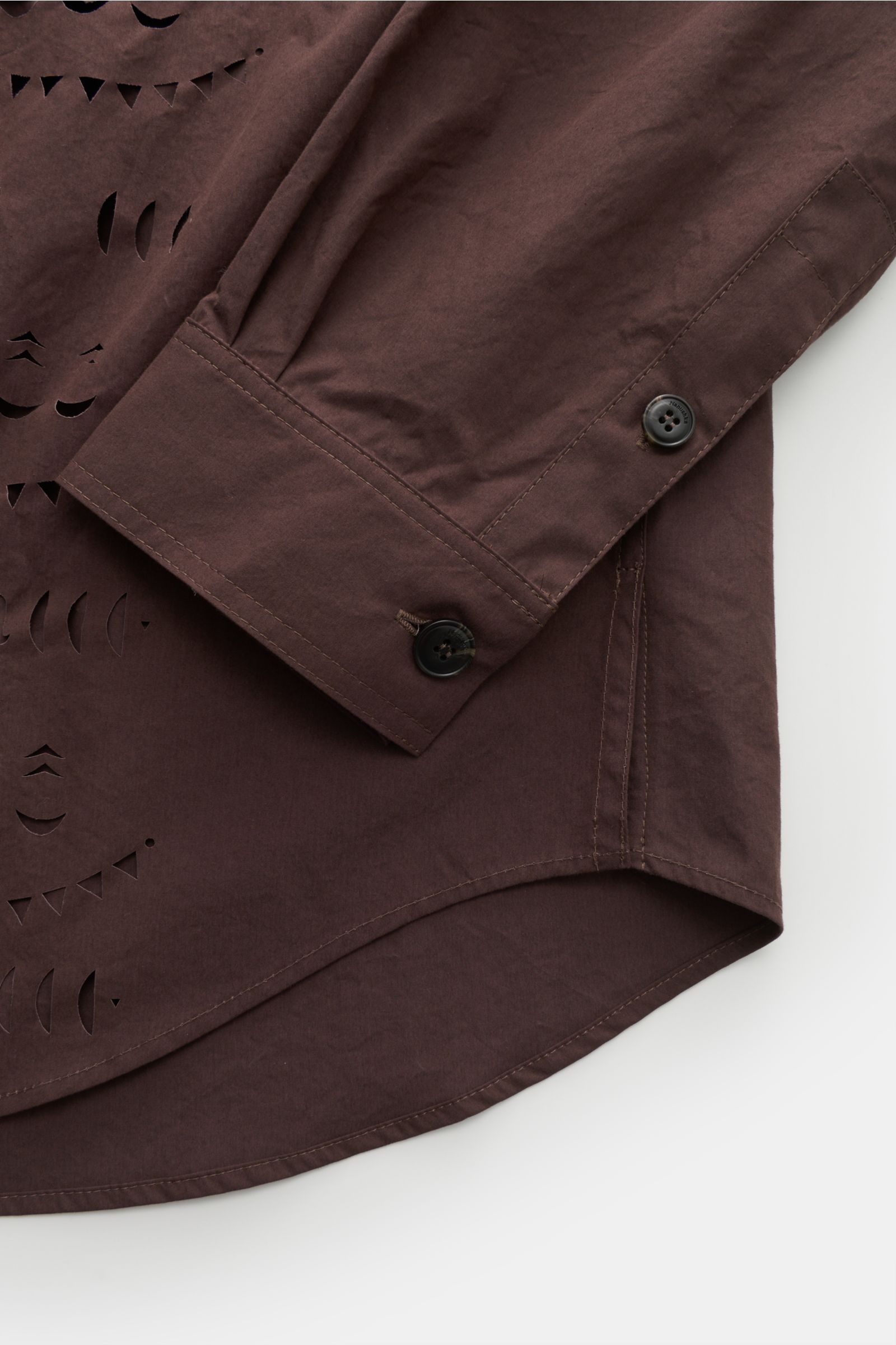 NANUSHKA Overshirt 'Jari' dunkelbraun - Main Image