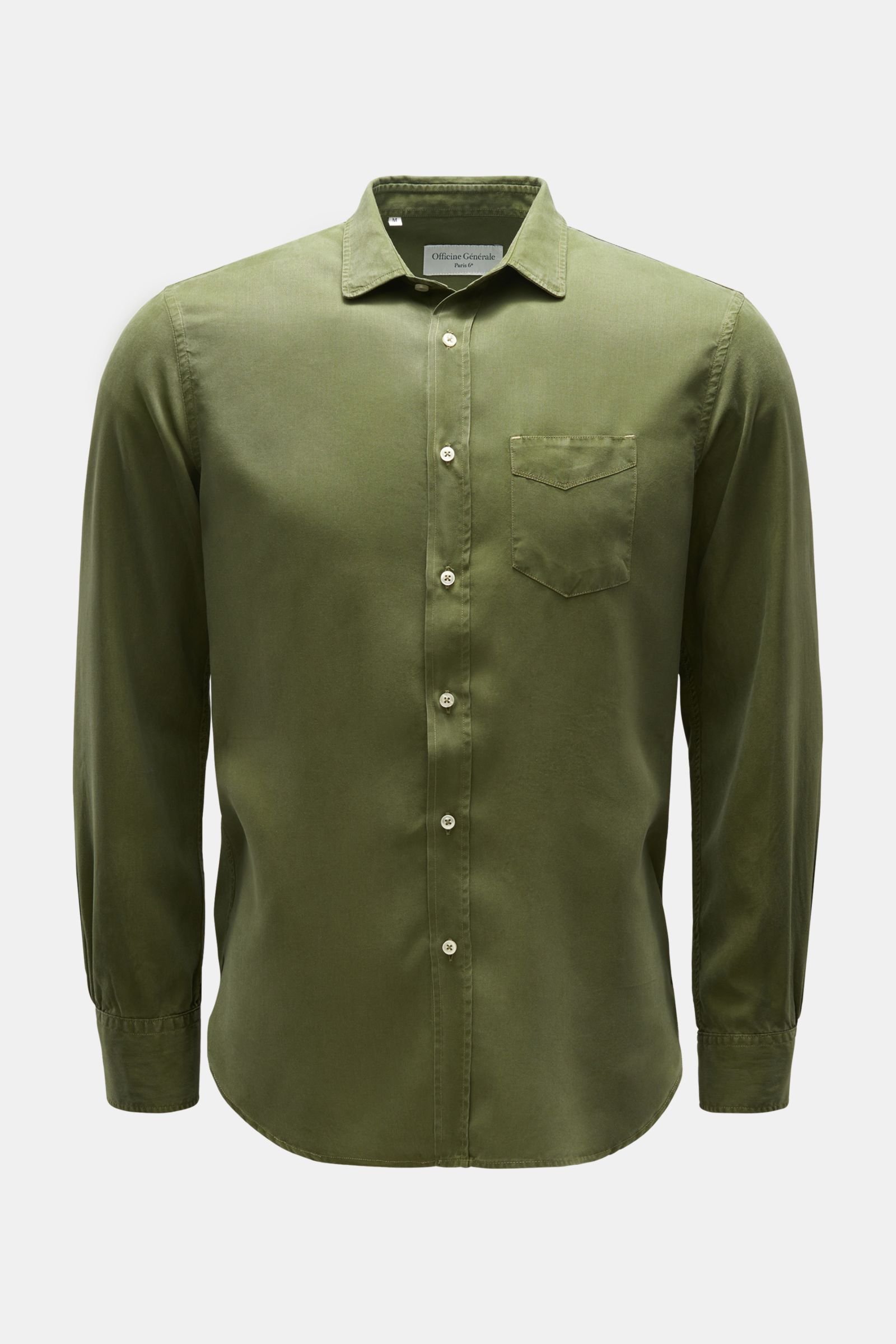Casual shirt 'Lipp' slim collar green