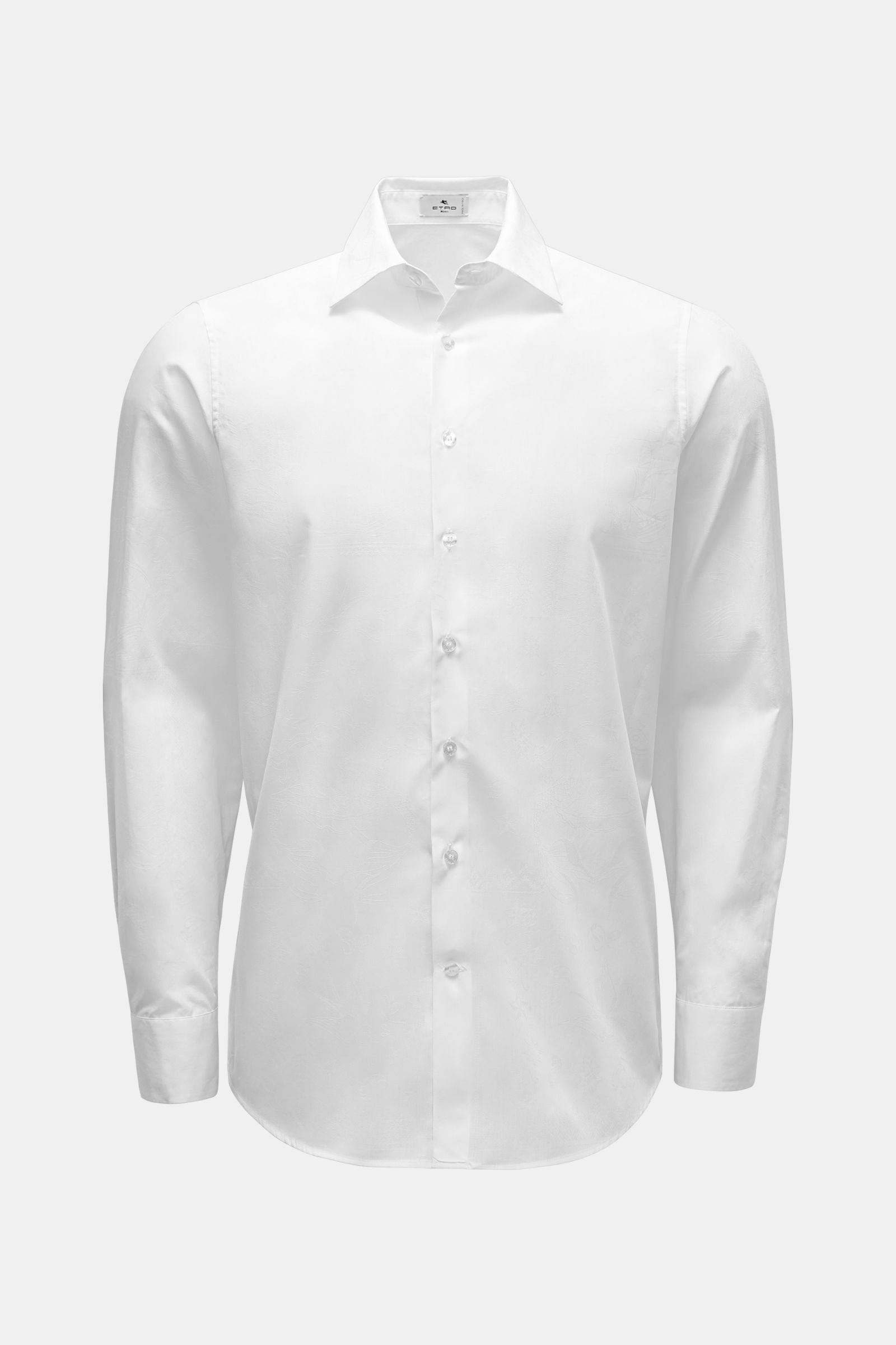 Jacquard shirt white