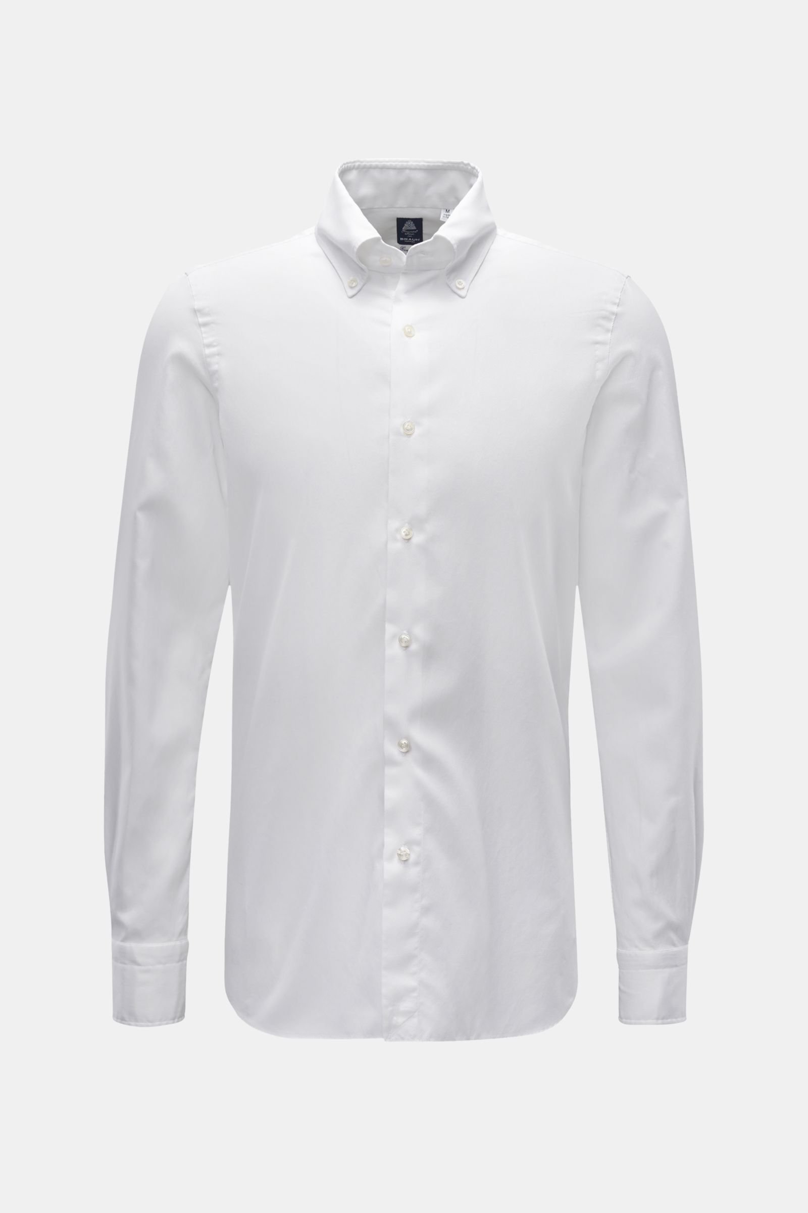 Casual shirt 'Lucio Napoli' button-down collar white