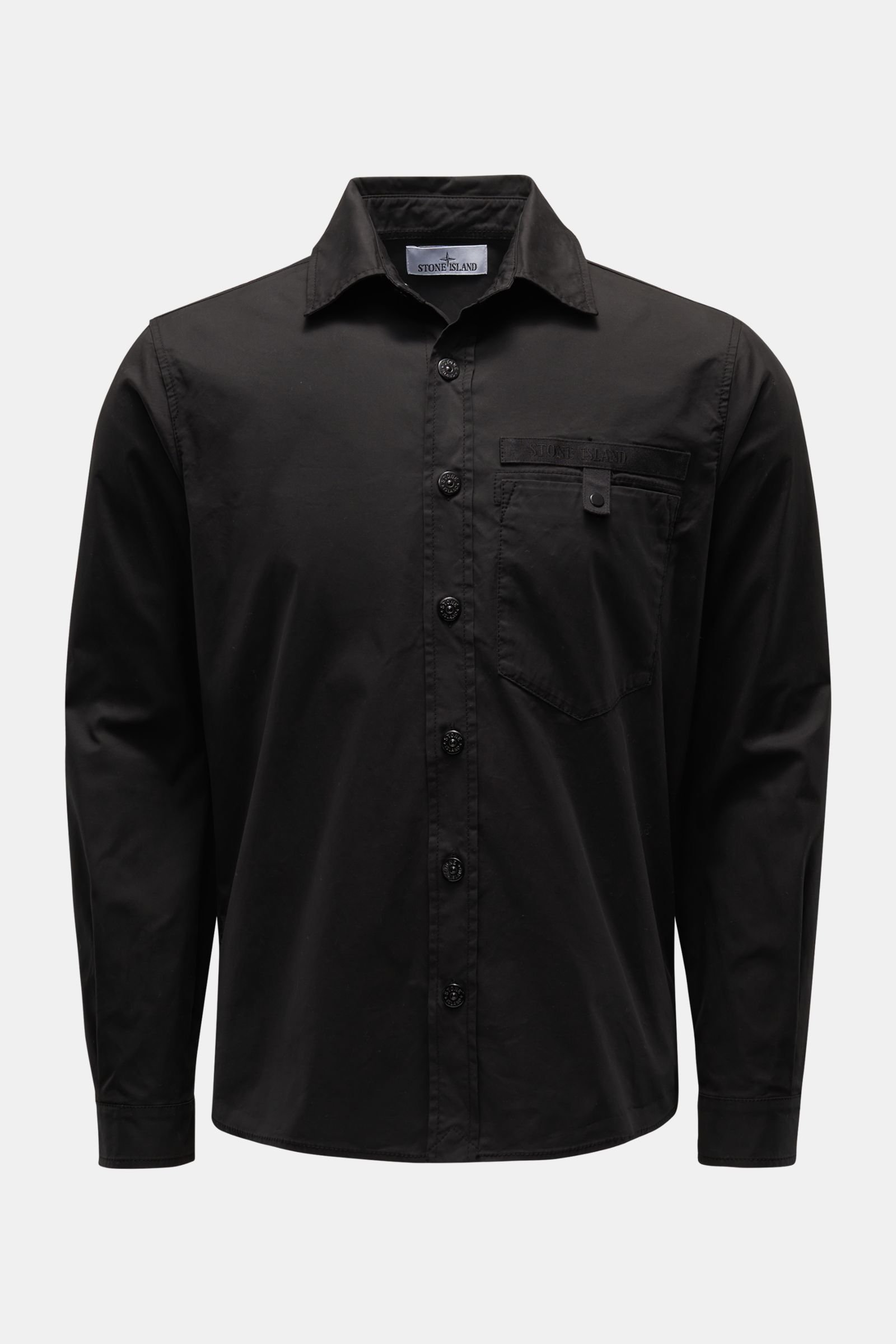 Casual shirt slim collar black