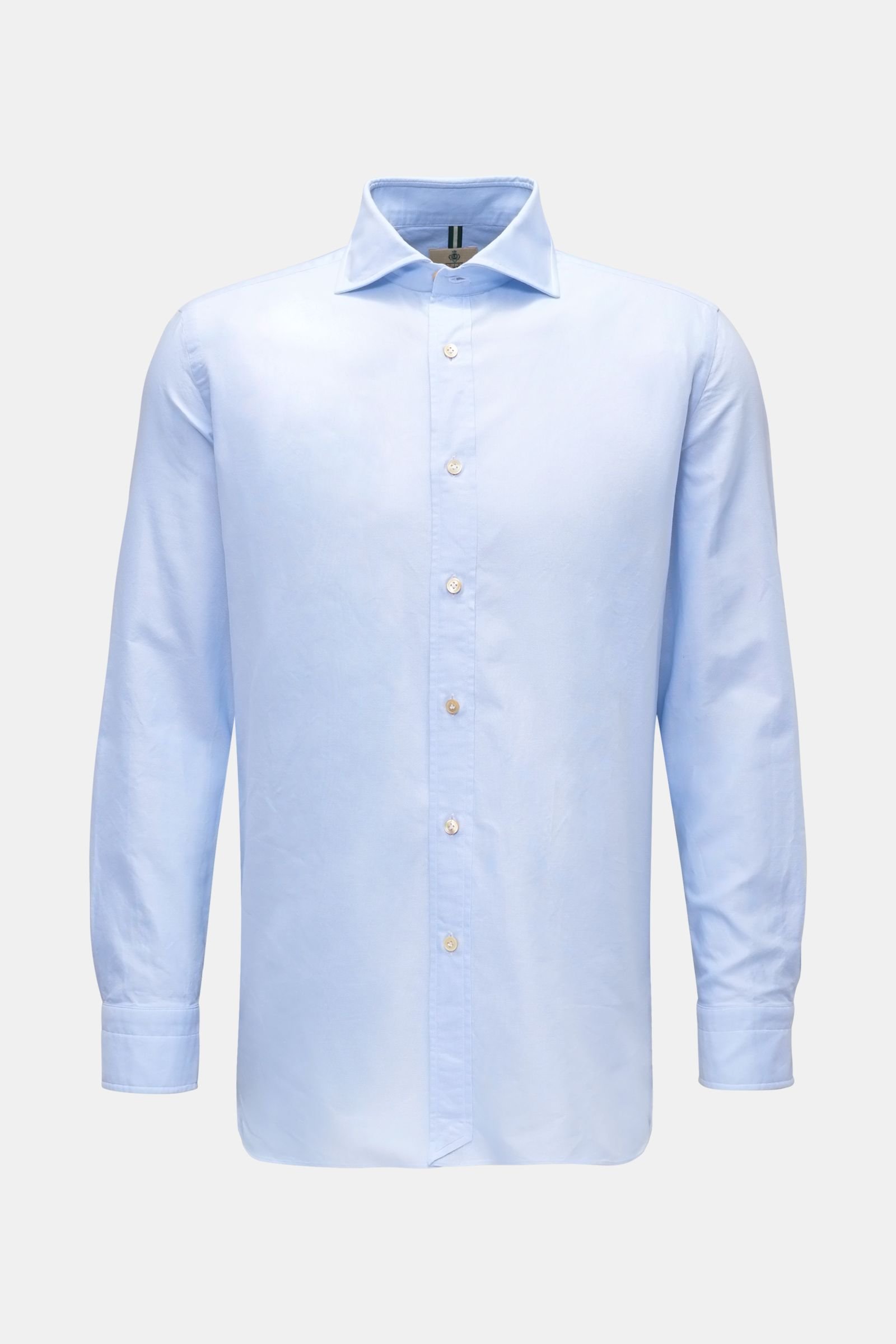 Oxford shirt 'Nando' shark collar light blue