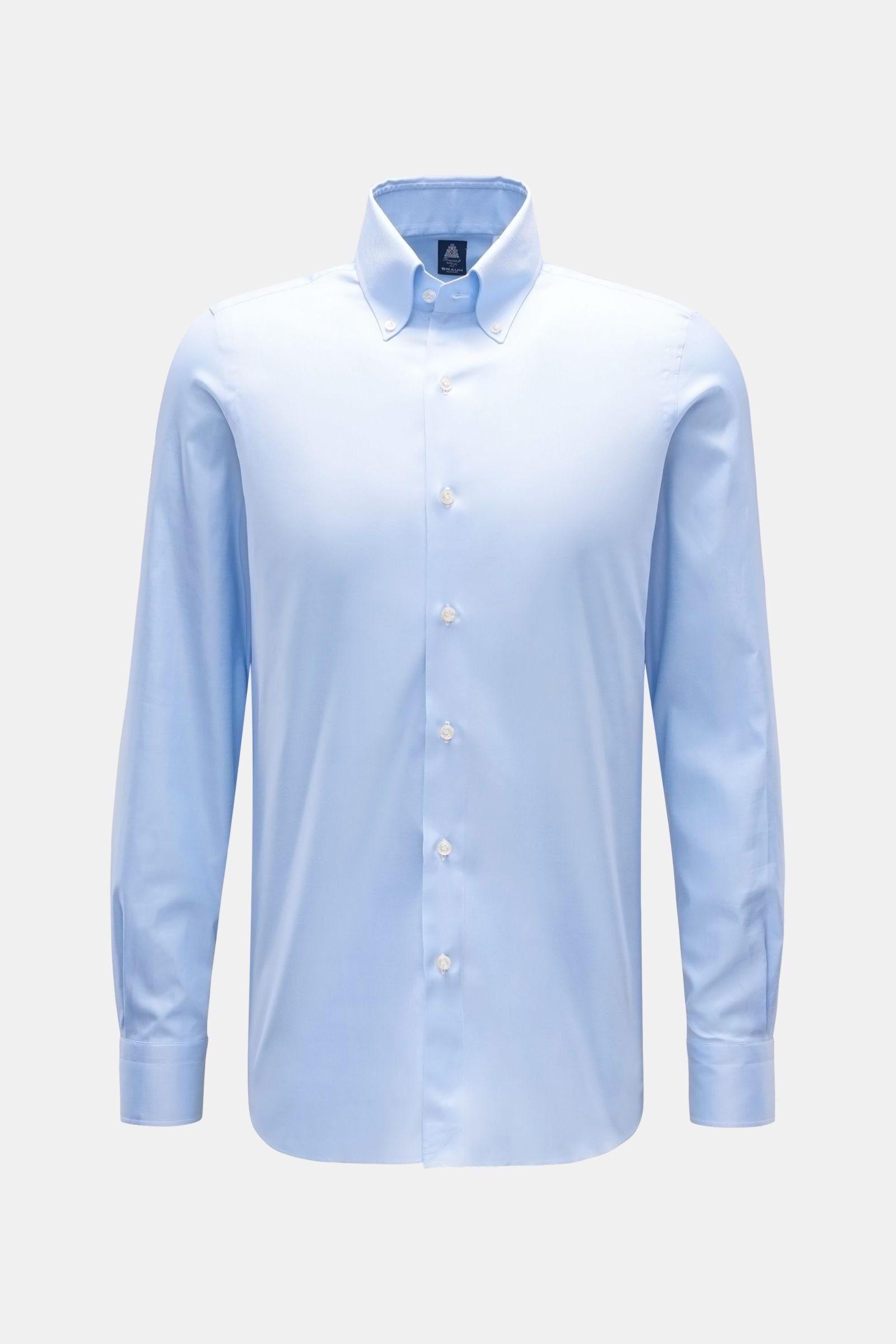Oxfordhemd 'Lucio Napoli' Button-Down-Kragen hellblau