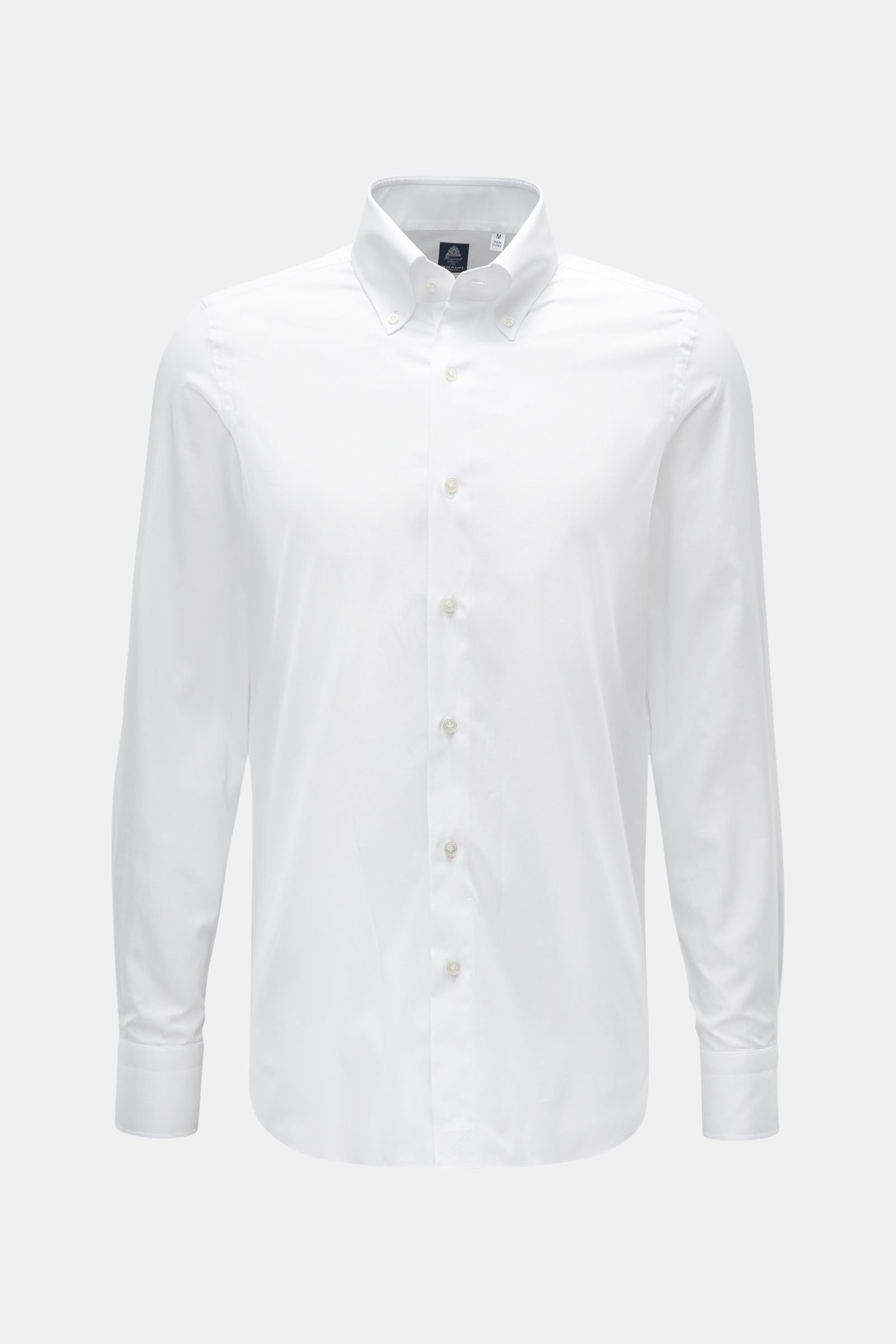 Oxford shirt 'Lucio Napoli' button-down collar white