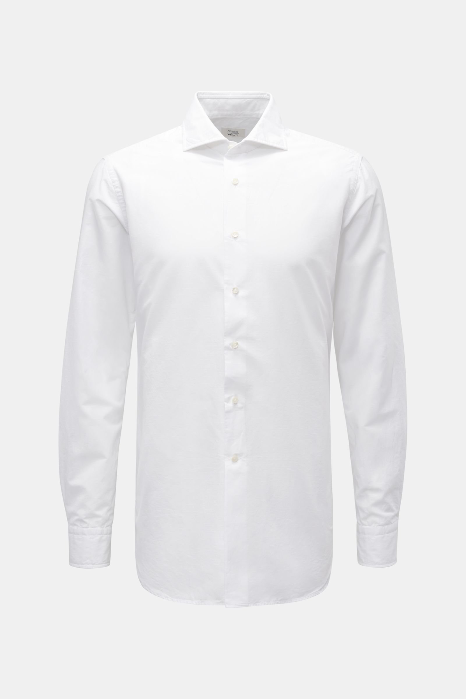 Casual shirt shark collar white