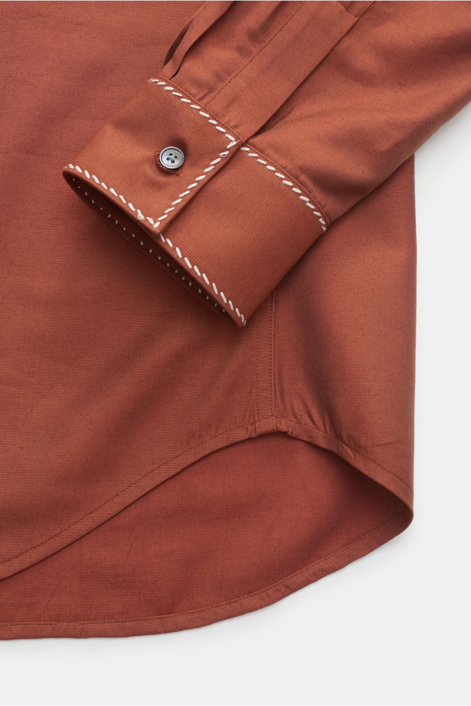 Paul Smith Casual shirt Kent collar brown