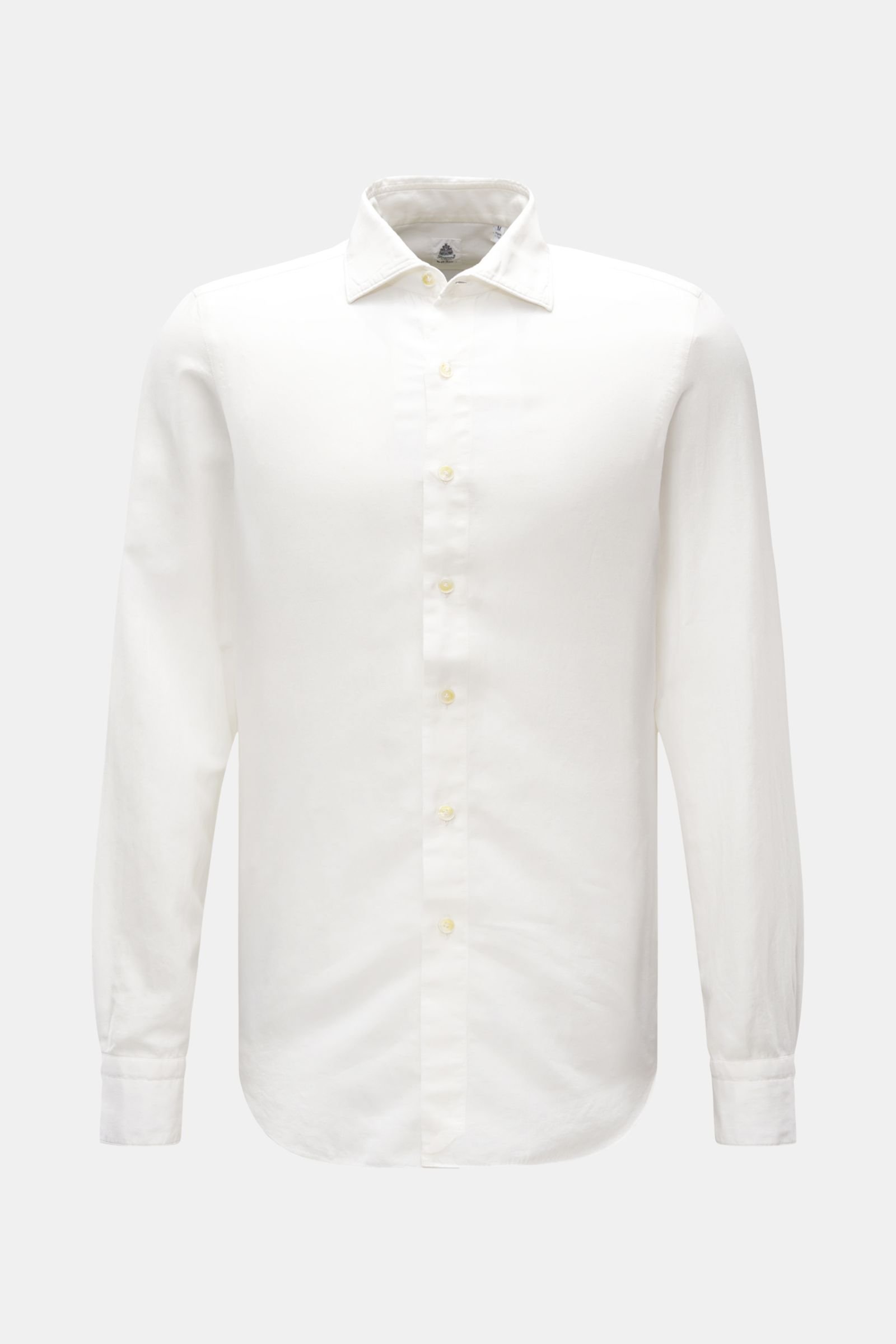 Casual shirt shark collar 'Milano Luigi' off-white
