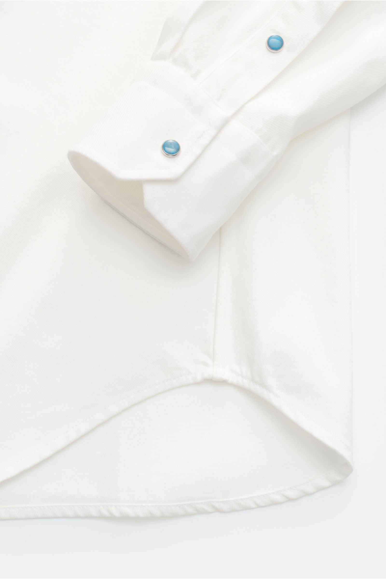 Ace Denim Casual shirt shark collar white