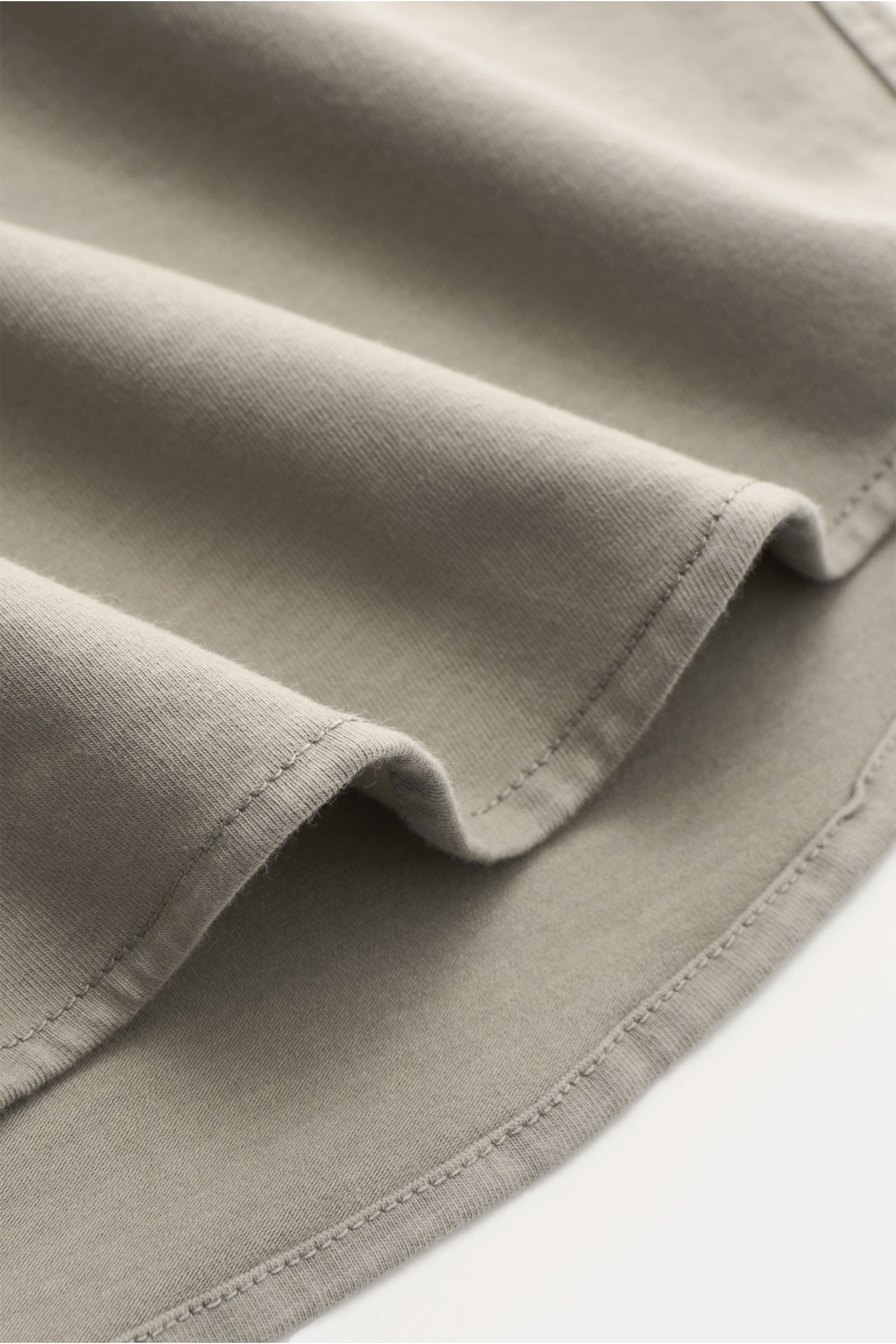 Sonrisa Jersey shirt shark collar grey-green