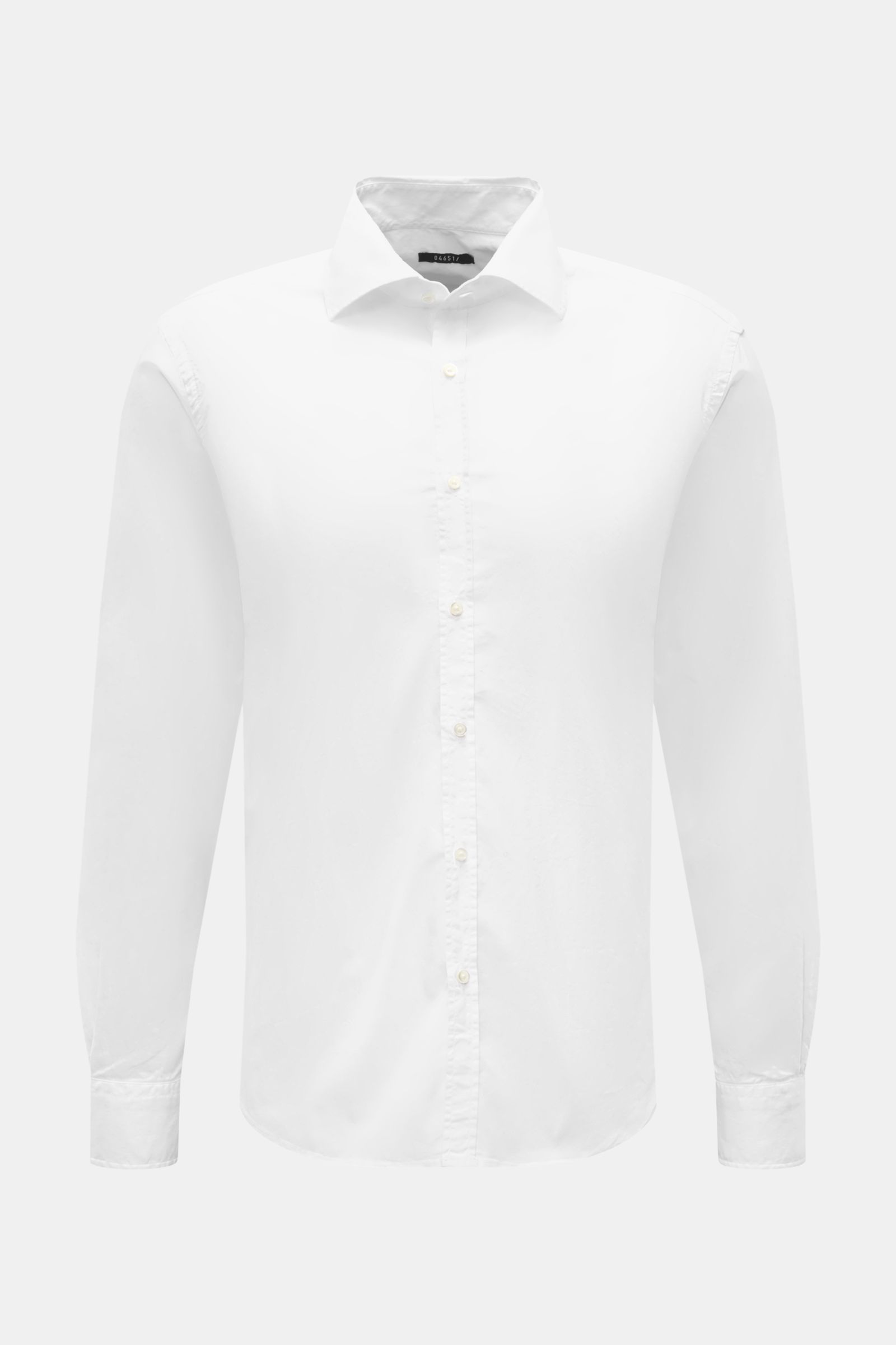 04651/ A TRIP IN A BAG casual shirt 'Gabardine Shirt' shark collar