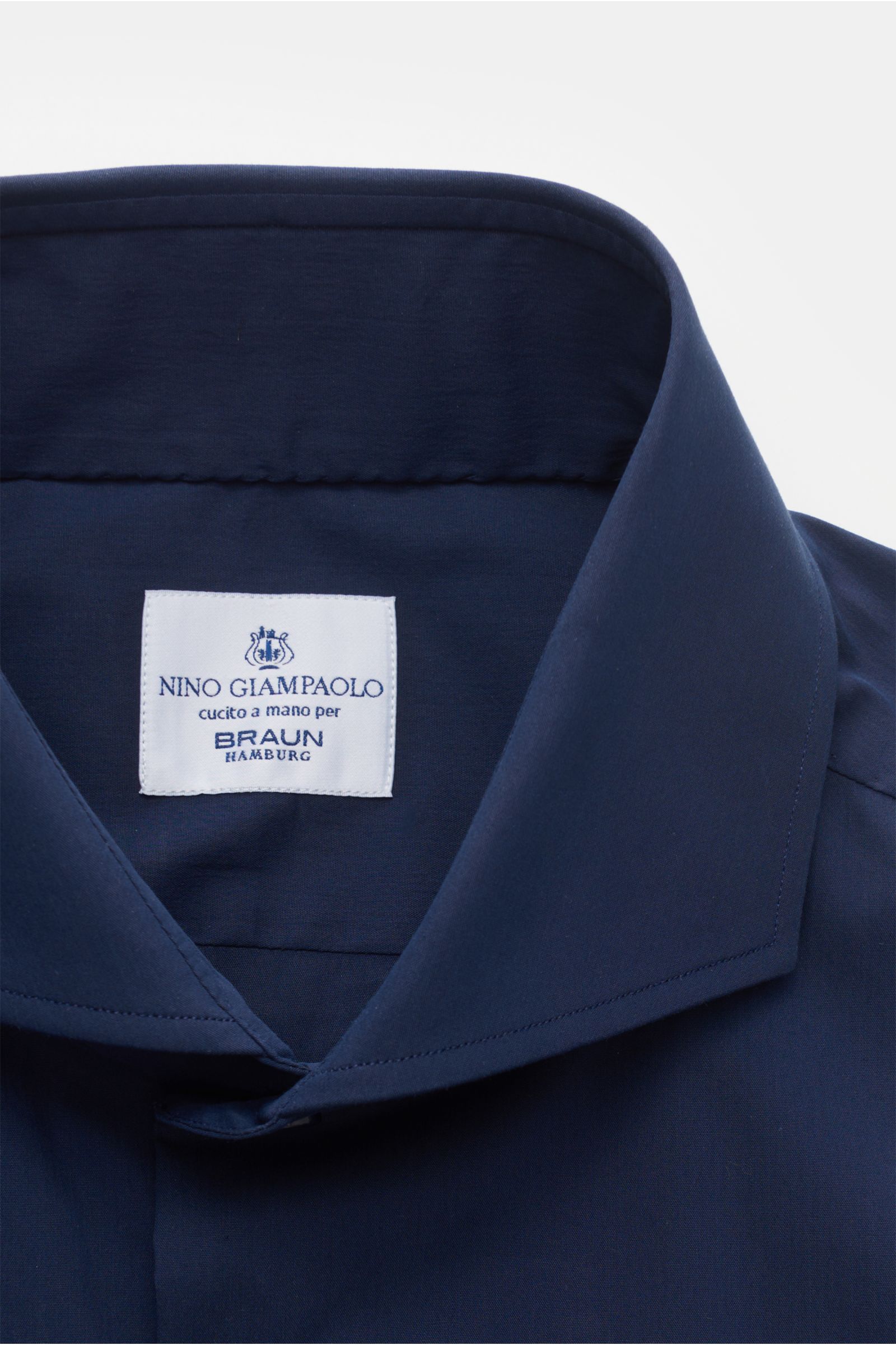Giampaolo Casual shirt shark collar navy