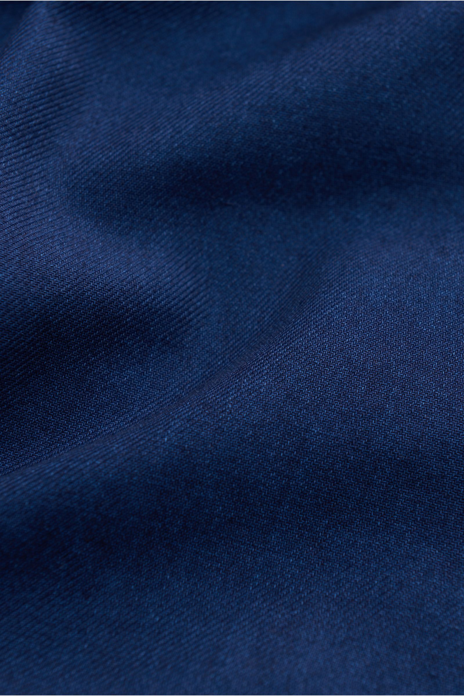 Gherardi Casual Hemd Haifisch-Kragen navy