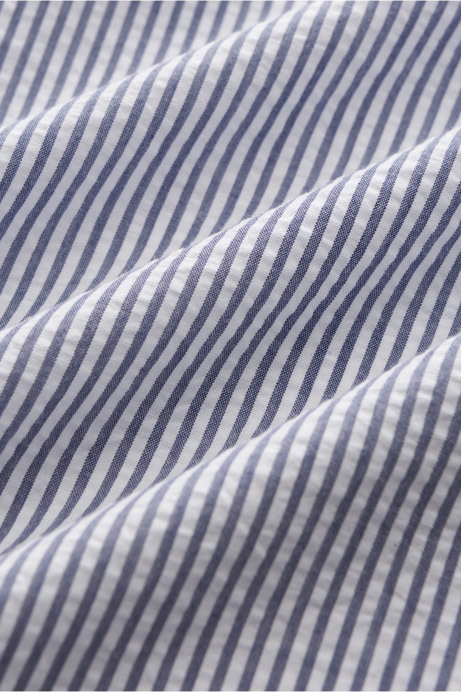 von Braun Casual shirt shark collar dark blue/white striped