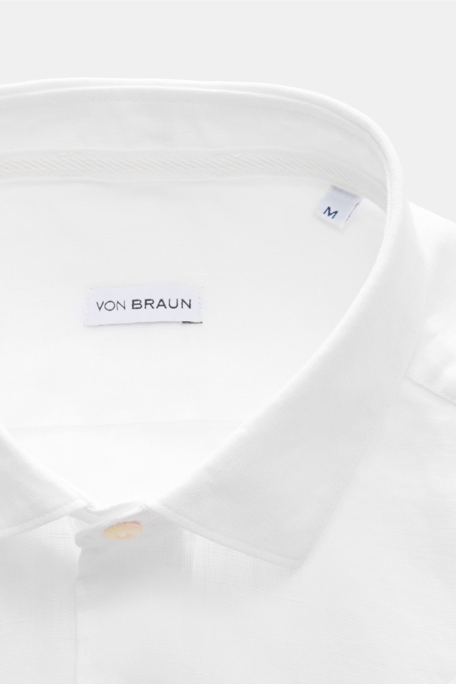 von Braun Casual Hemd Haifisch-Kragen weiß