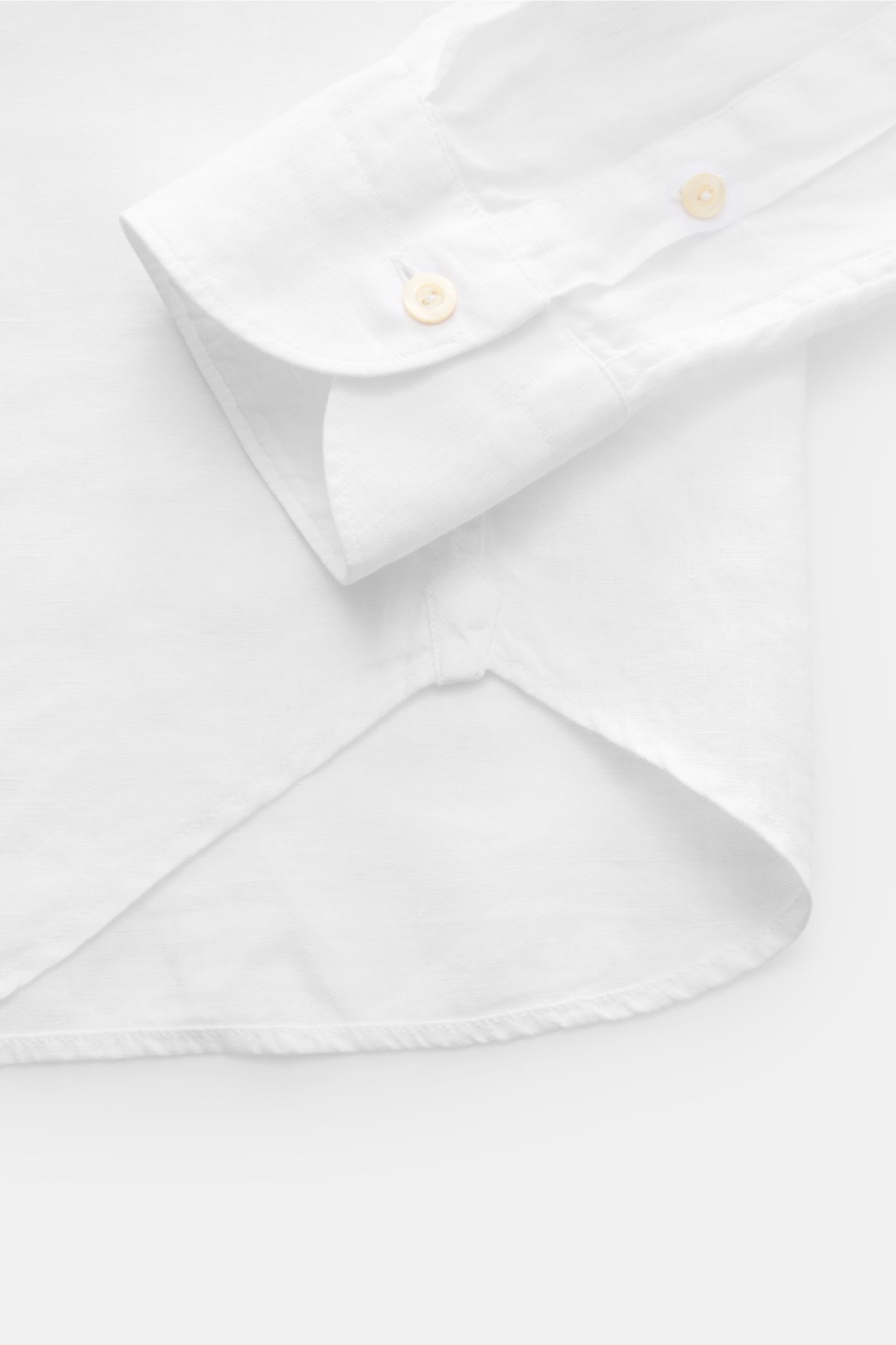 von Braun Casual Hemd Haifisch-Kragen weiß