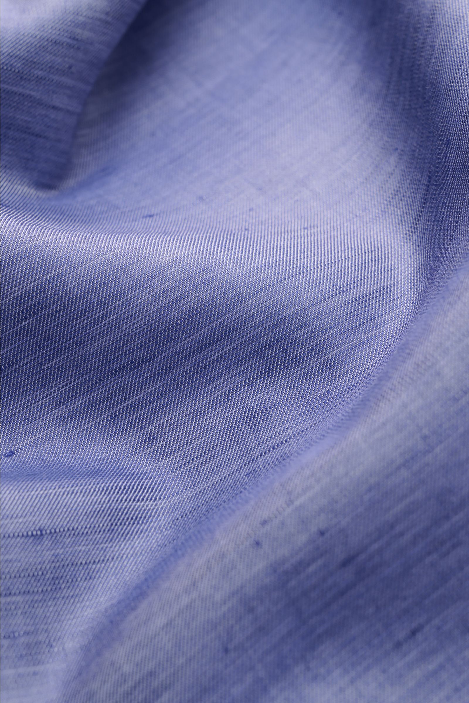 Gherardi Casual Hemd Haifisch-Kragen rauchblau