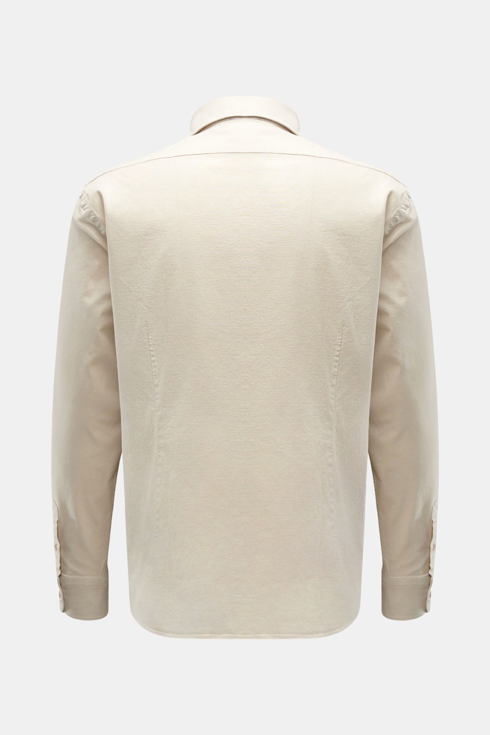 04651/ A trip in a bag Casual Hemd Haifisch-Kragen beige