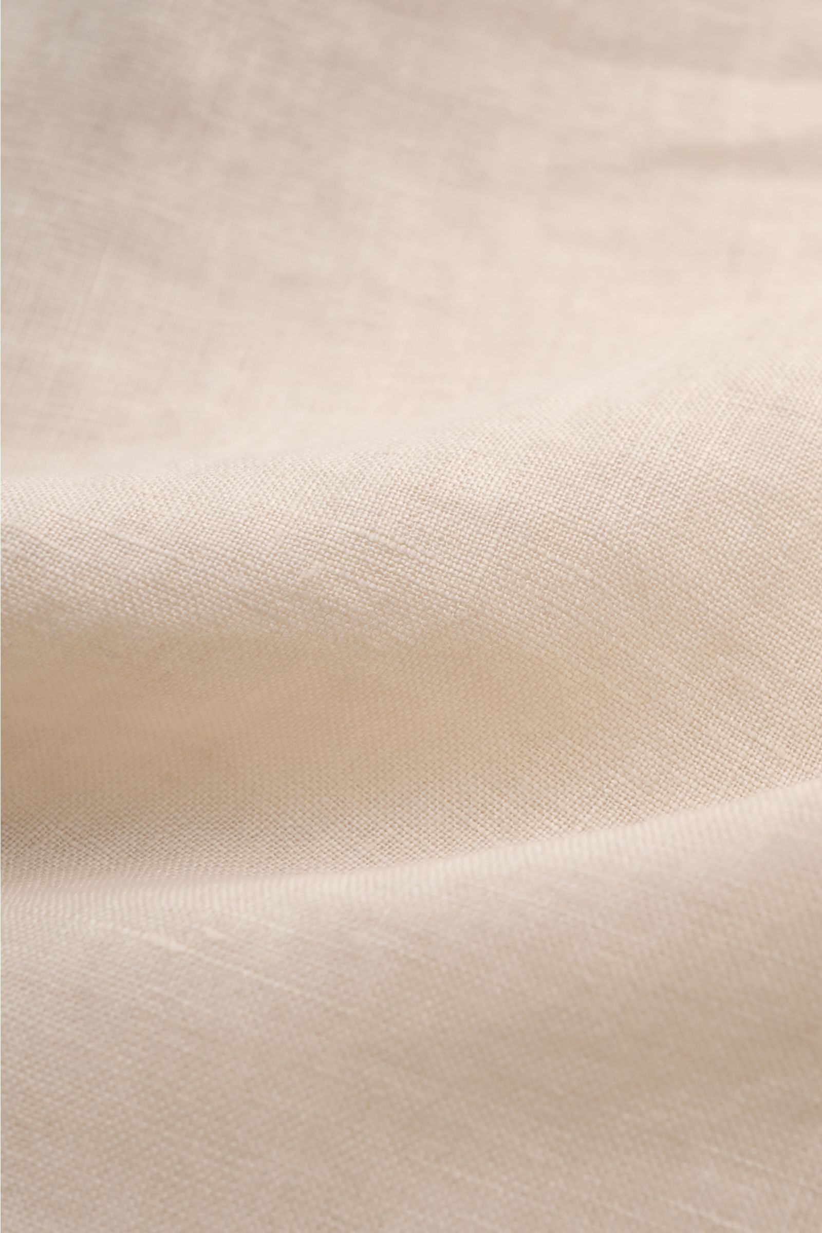 MC2 Saint Barth Leinenhemd 'Pamplona' Haifisch-Kragen sand