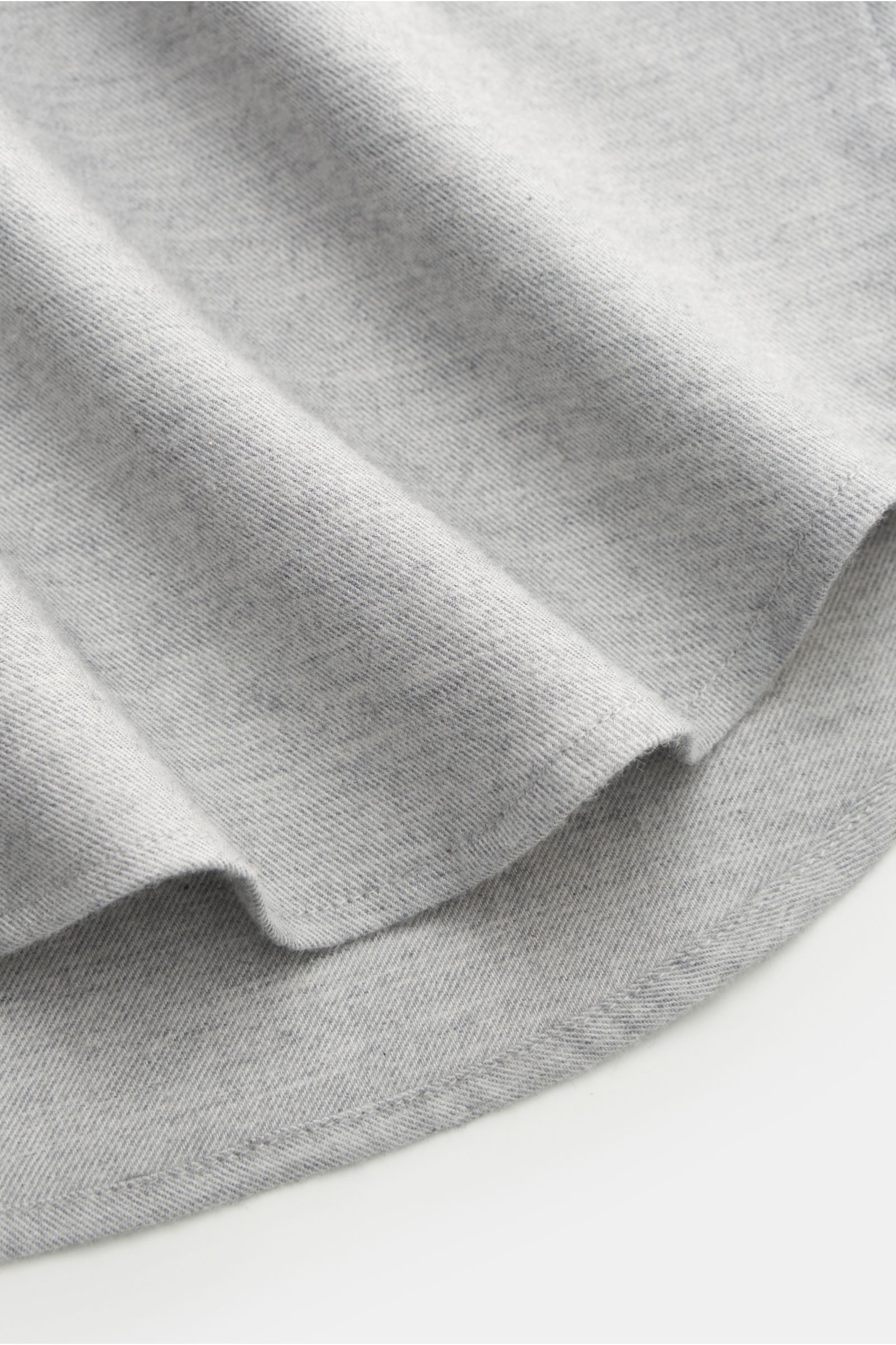 von Braun Casual Hemd Haifisch-Kragen grau meliert