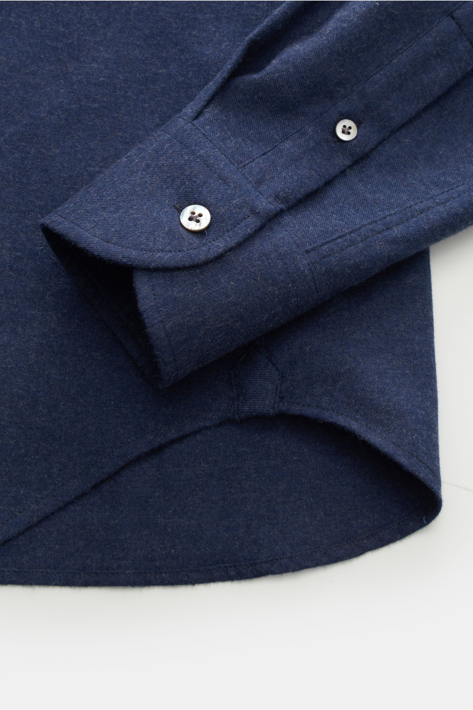 von Braun Casual shirt shark collar navy