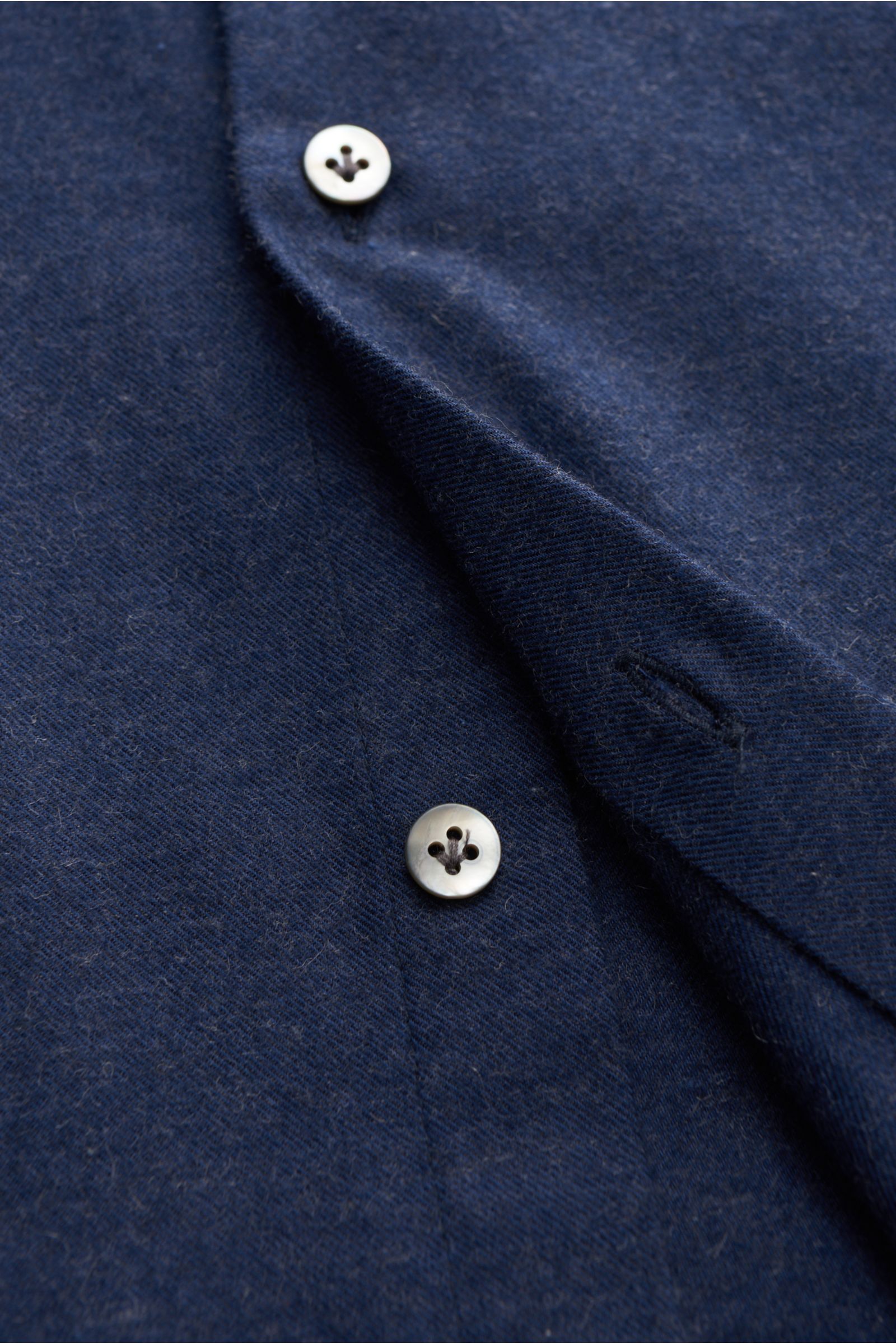 von Braun Casual shirt shark collar navy