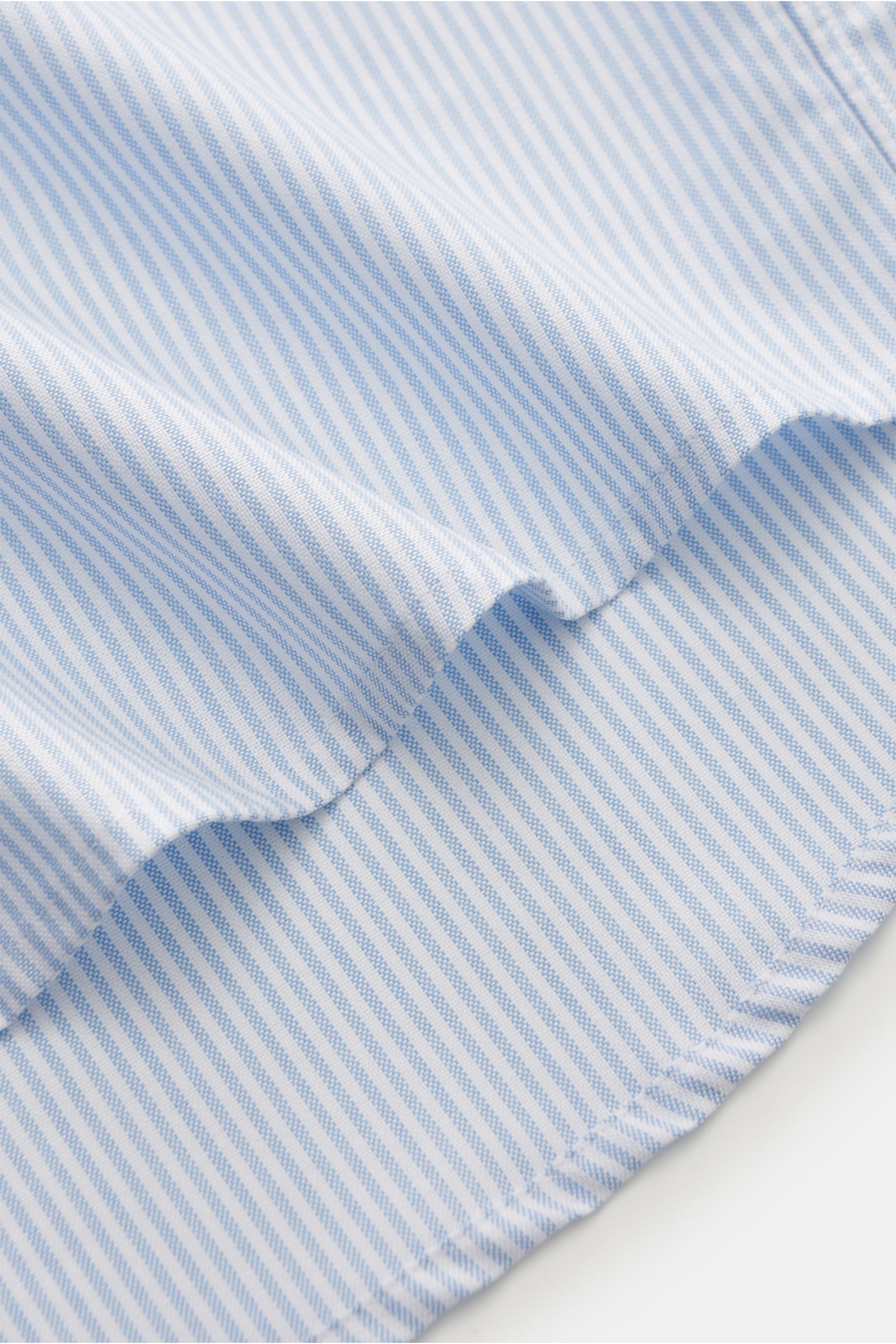 A.P.C. Oxford-Hemd 'Greg' Button-Down-Kragen hellblau/weiß gestreift