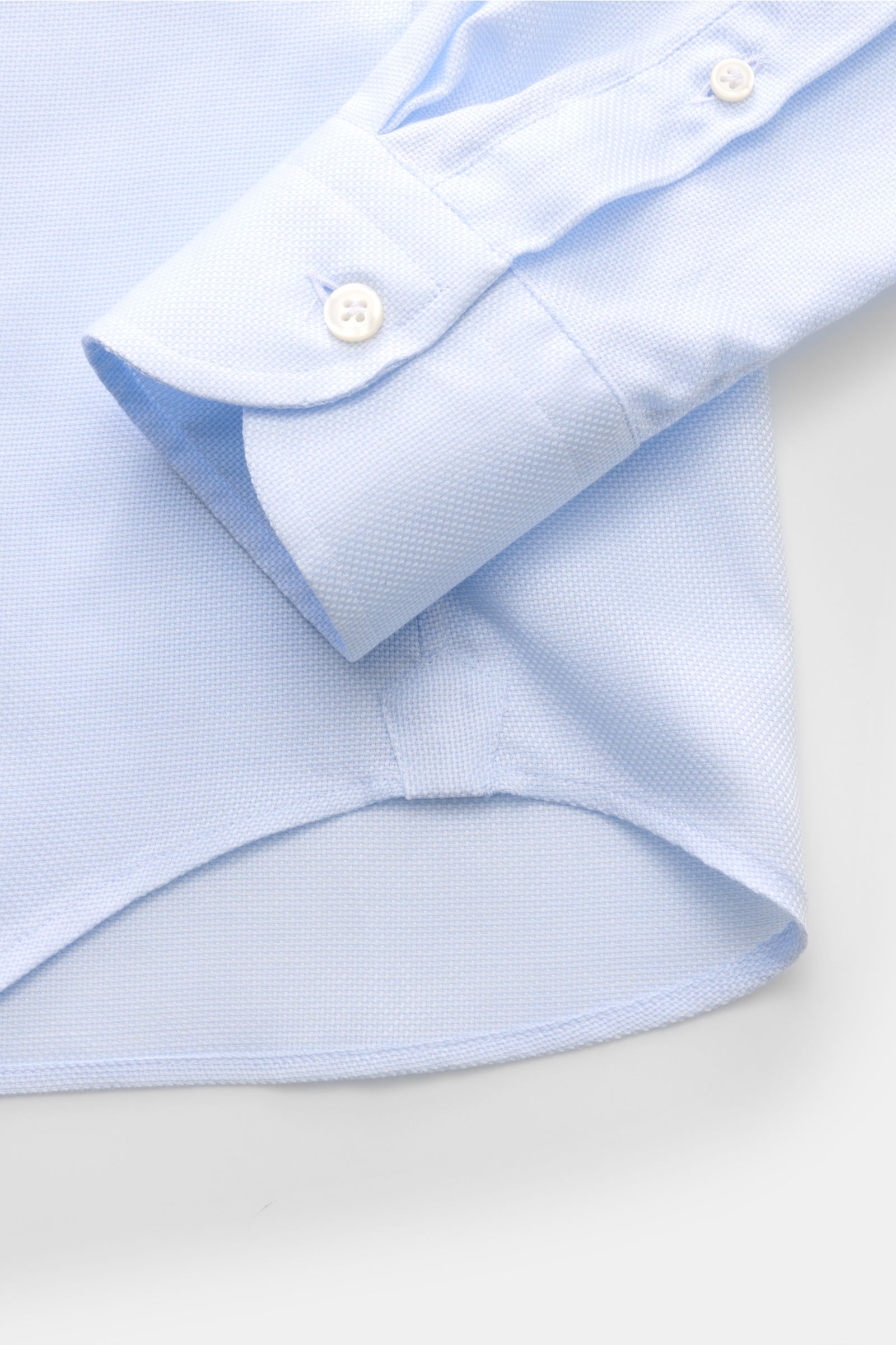 Sonrisa Casual Hemd Haifisch-Kragen hellblau