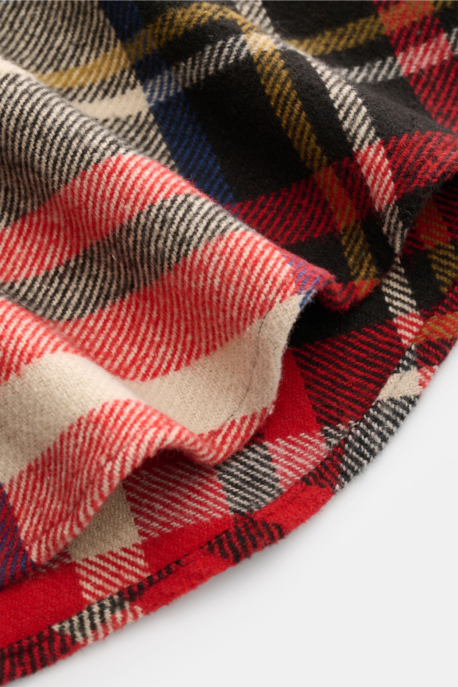 Polo Ralph Lauren Flanellhemd Kent-Kragen beige/rot/dunkelblau kariert