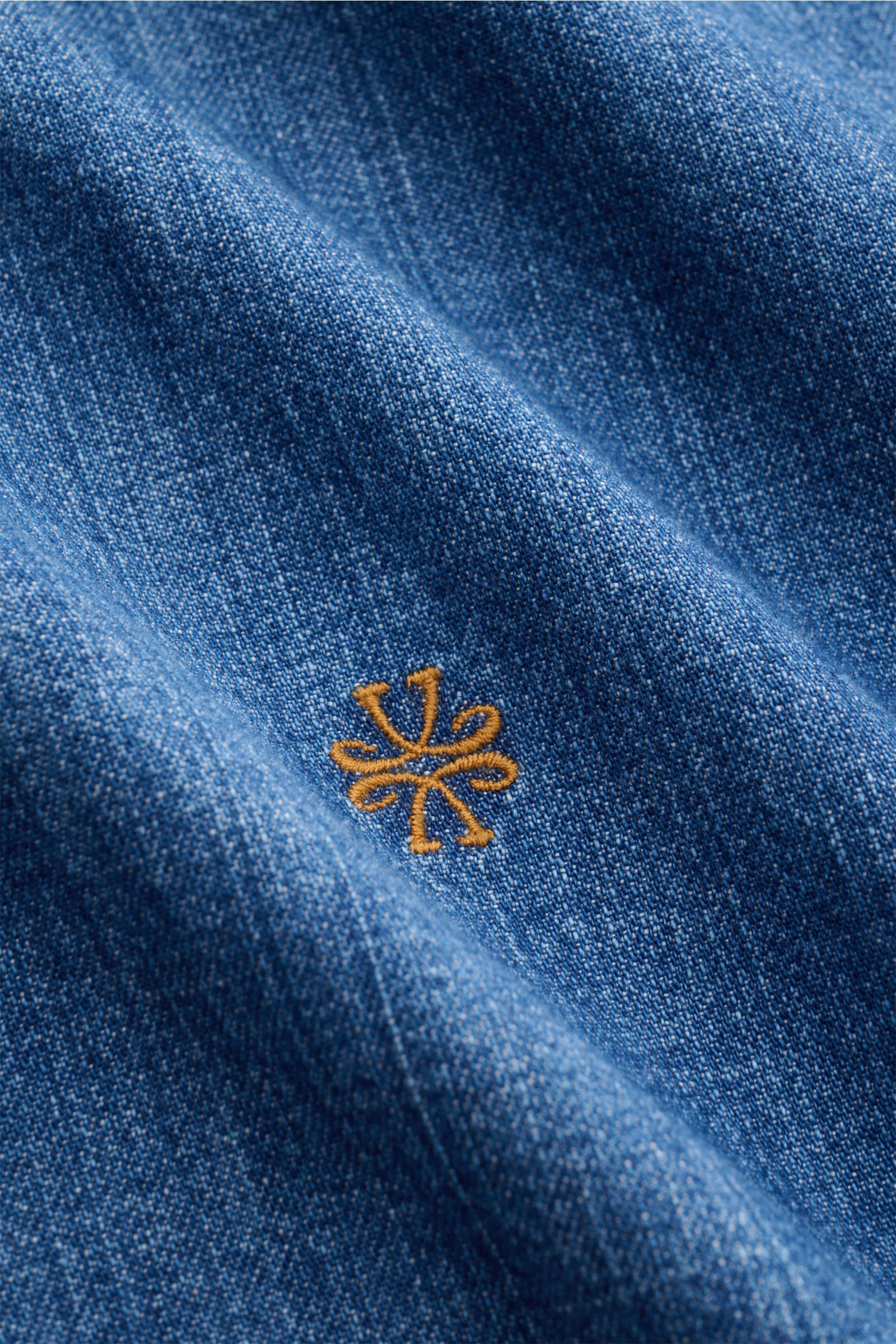 Jacob Cohen Jeanshemd Kent-Kragen blau