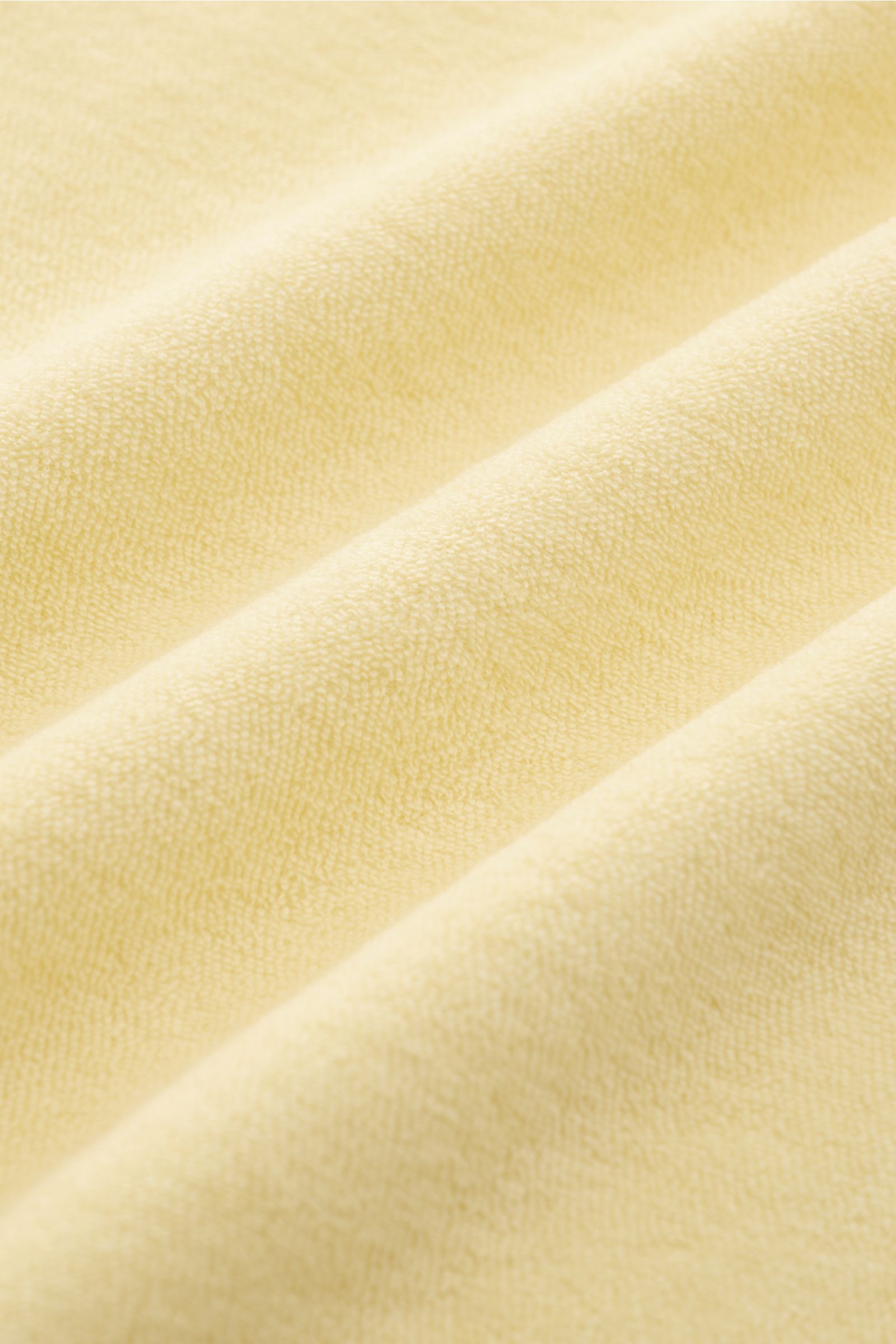 04651/ A trip in a bag Frottee-Kurzarmhemd 'Terry Cuba' pastellgelb