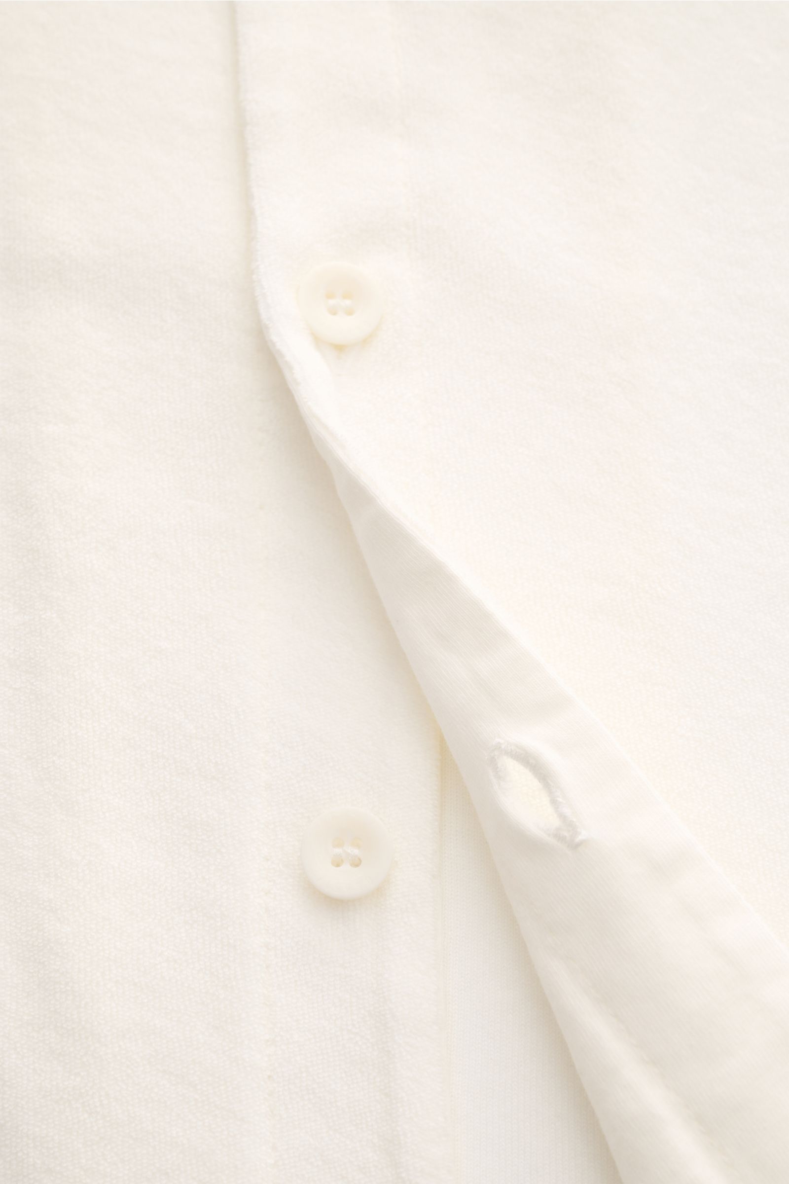 04651/ A trip in a bag Frottee-Kurzarmhemd 'Terry Seaside' weiß