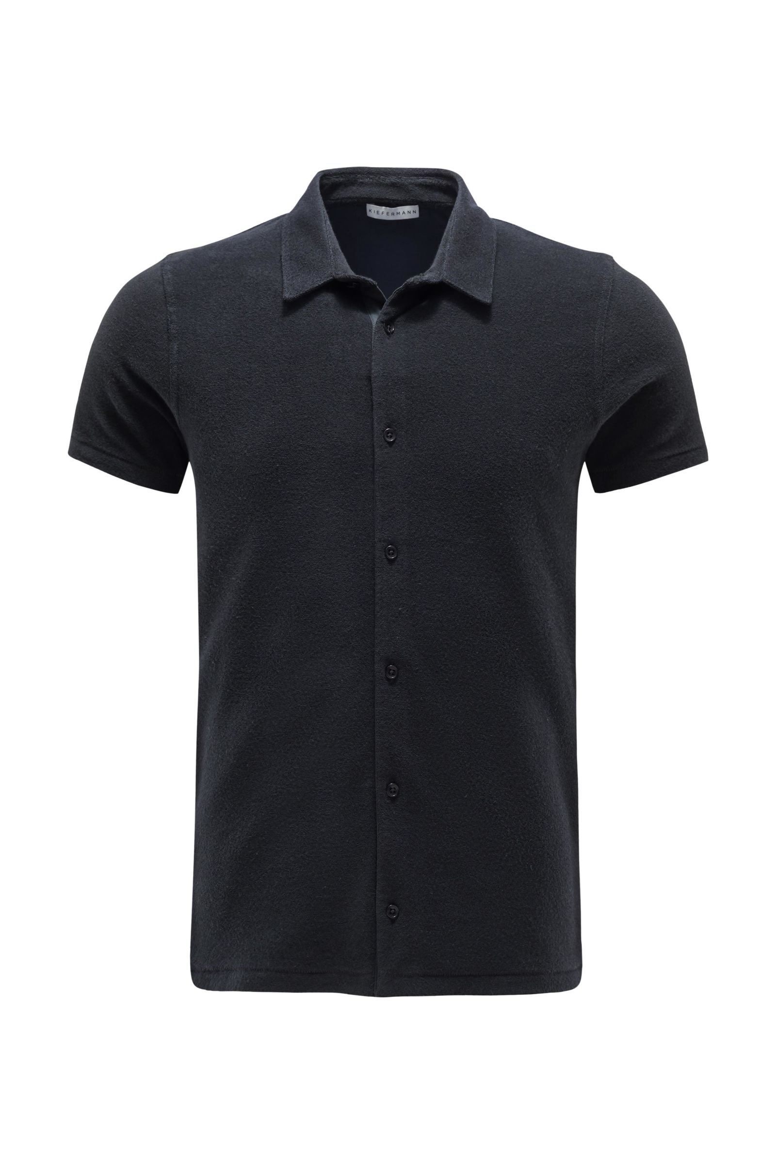 Terry short sleeve shirt 'Curtis' anthracite