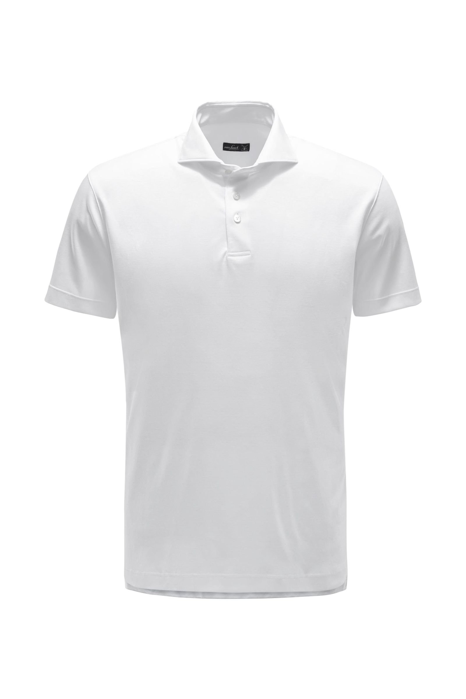 Jersey-Poloshirt 'M-Peso' weiß