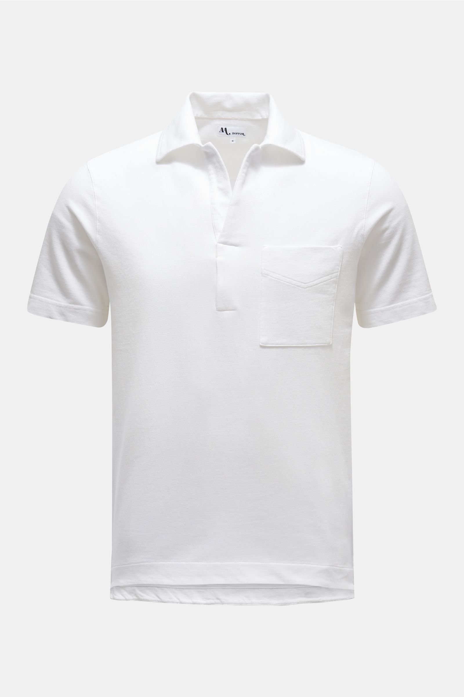 Jersey polo shirt 'Aadeo' white