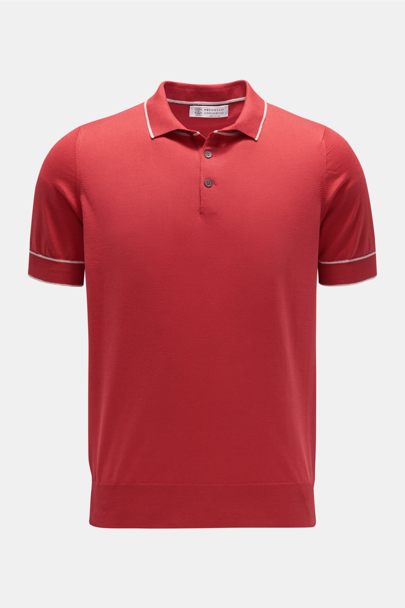 Polo shirt light red