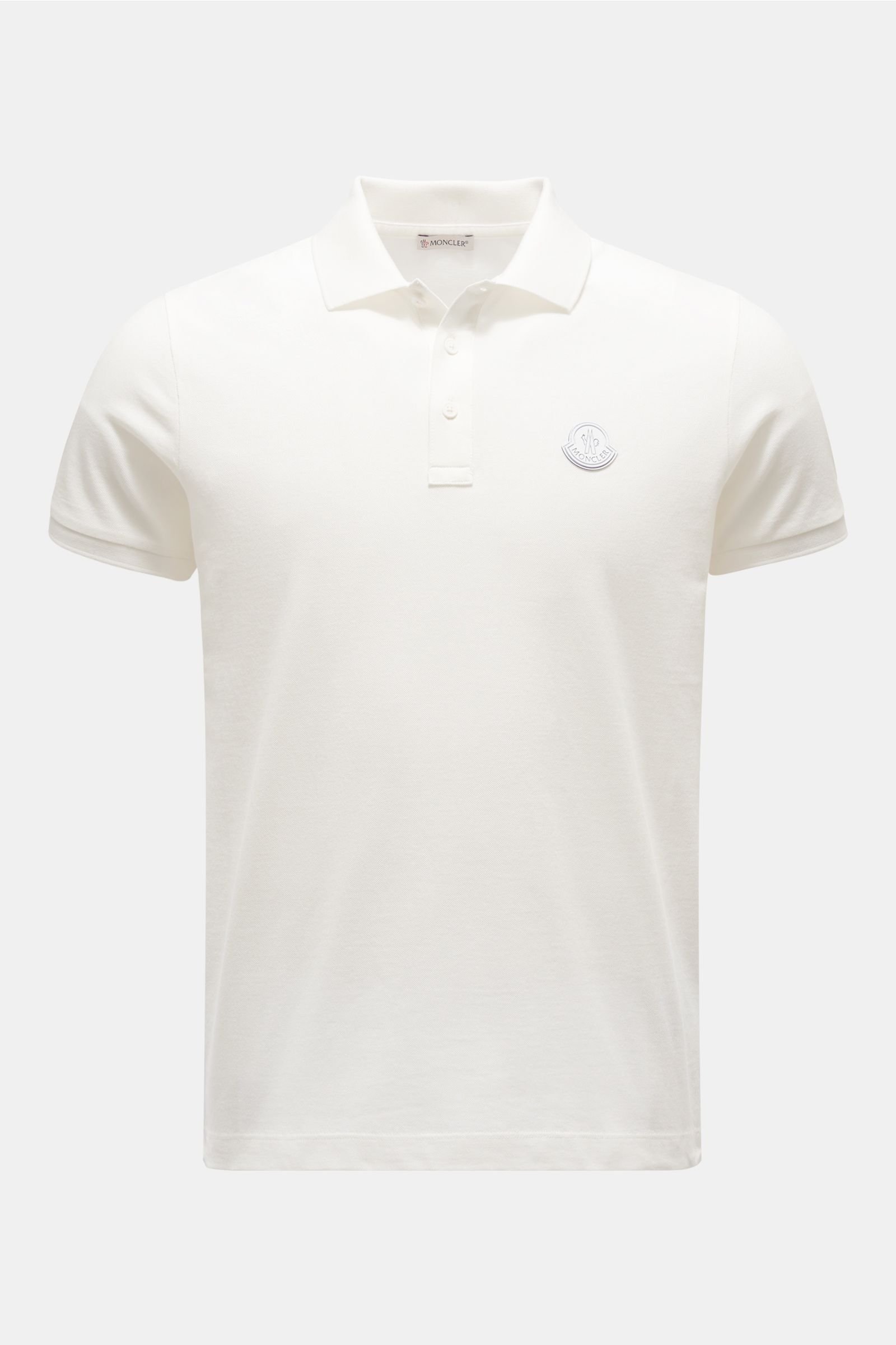 MONCLER polo shirt off-white | BRAUN Hamburg