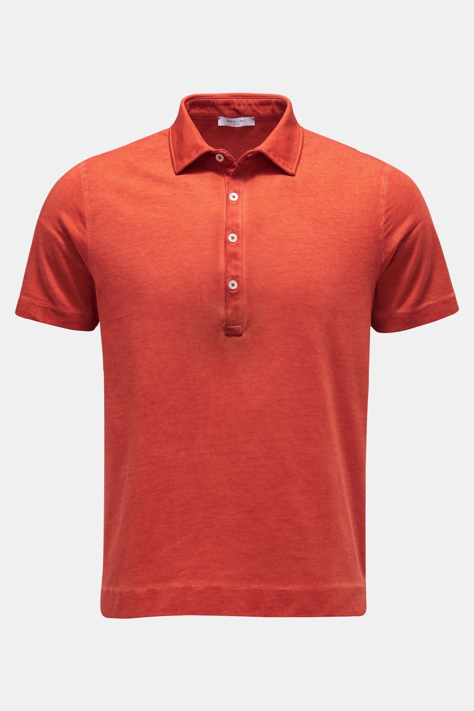 Jersey polo shirt orange