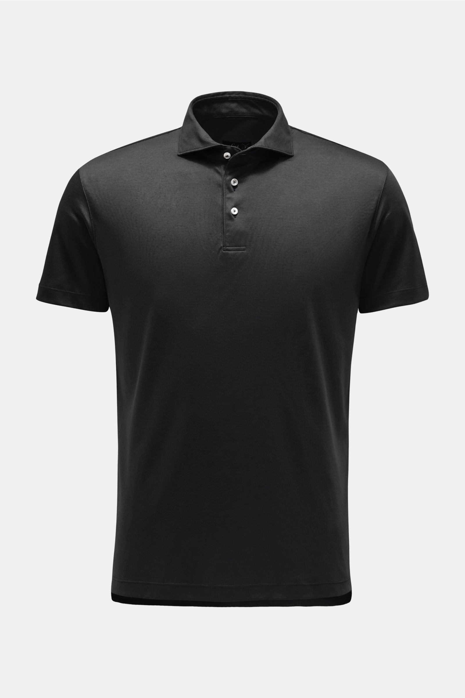 Jersey-Poloshirt 'M-Peso' schwarz