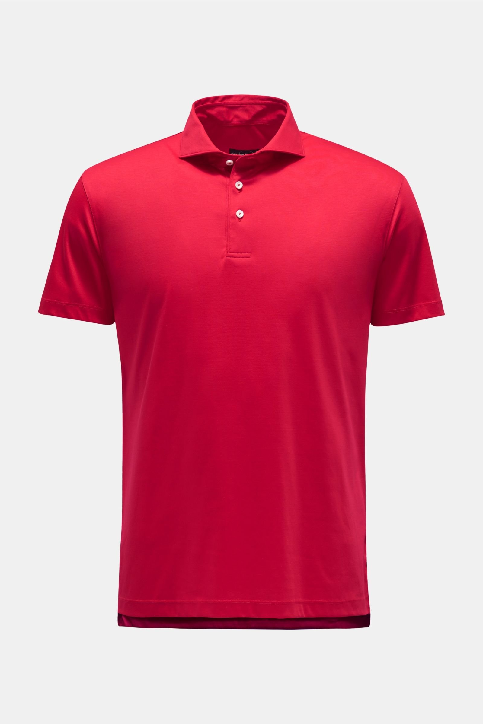 Jersey polo shirt 'M-Peso' red
