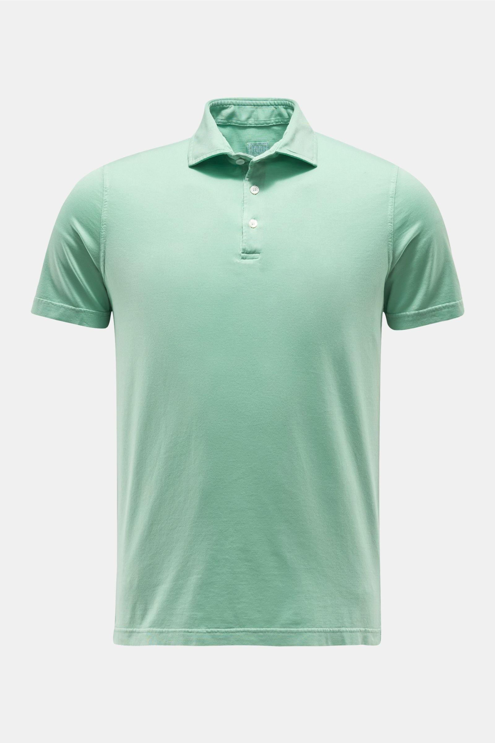 Jersey polo shirt 'Zero' mint green