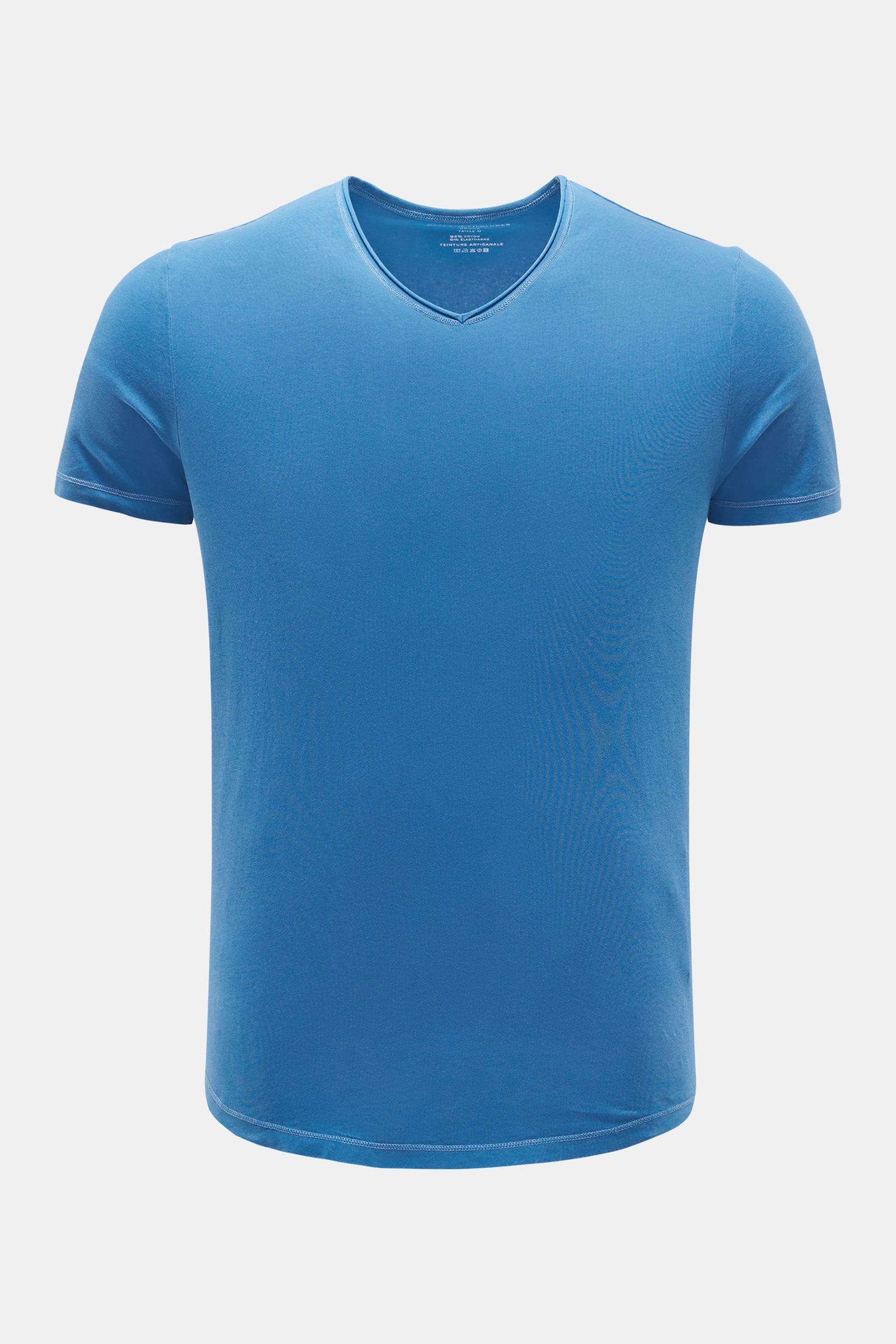 V-Neck T-Shirt blau