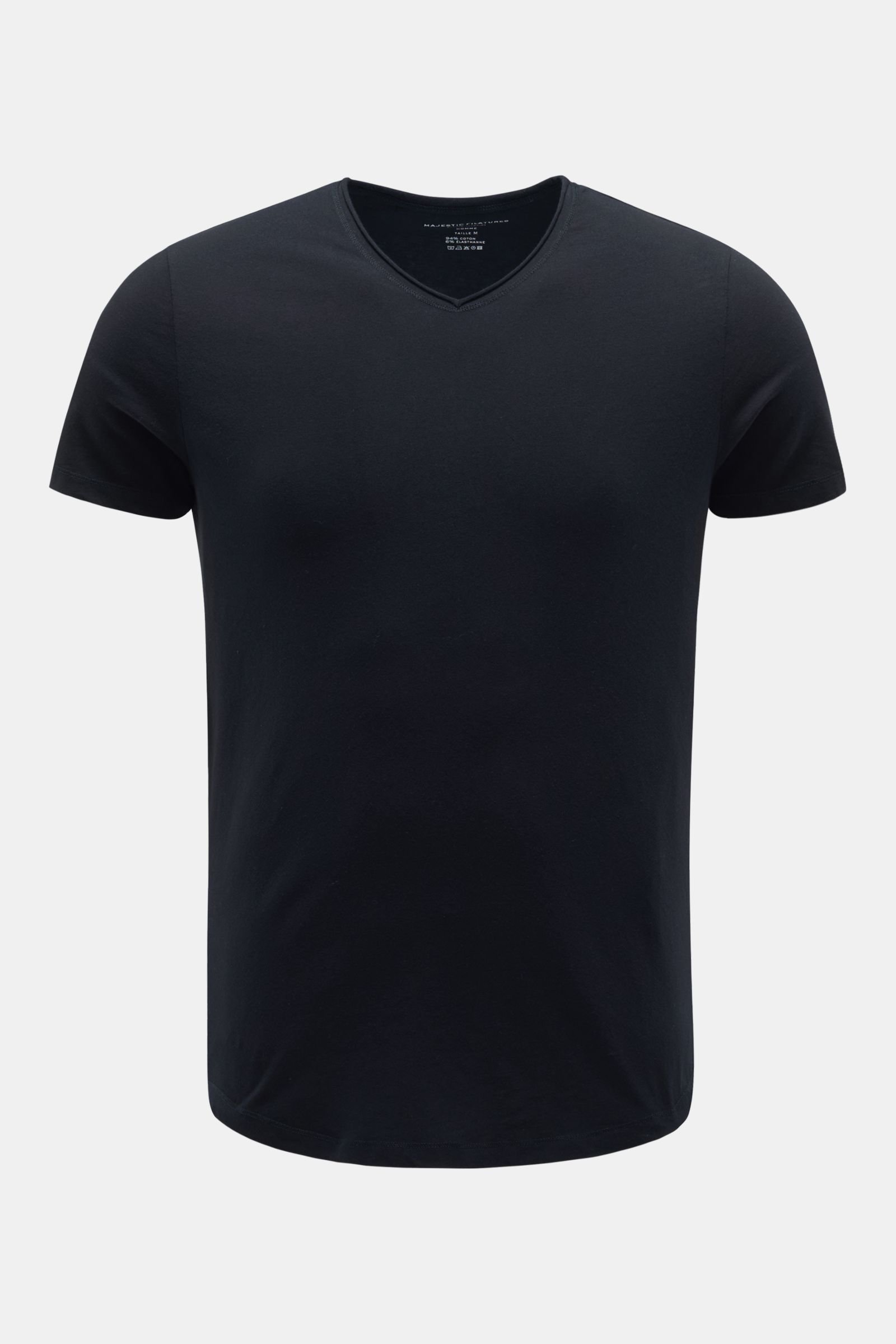 V-neck T-shirt navy