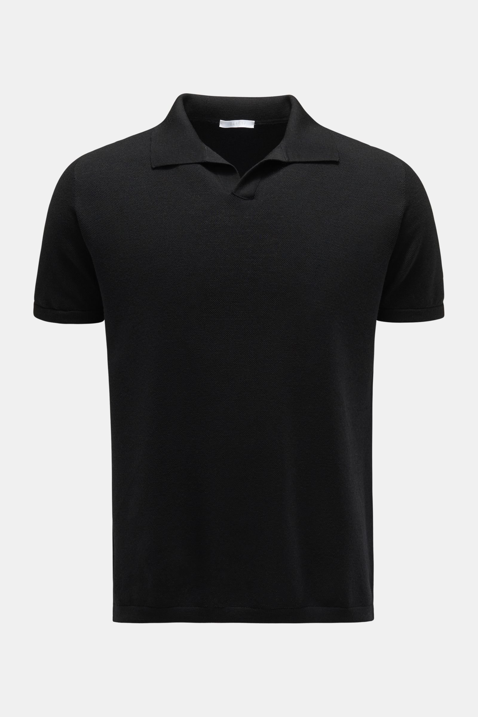 Short sleeve knit polo 'The Ultimate Polo' black