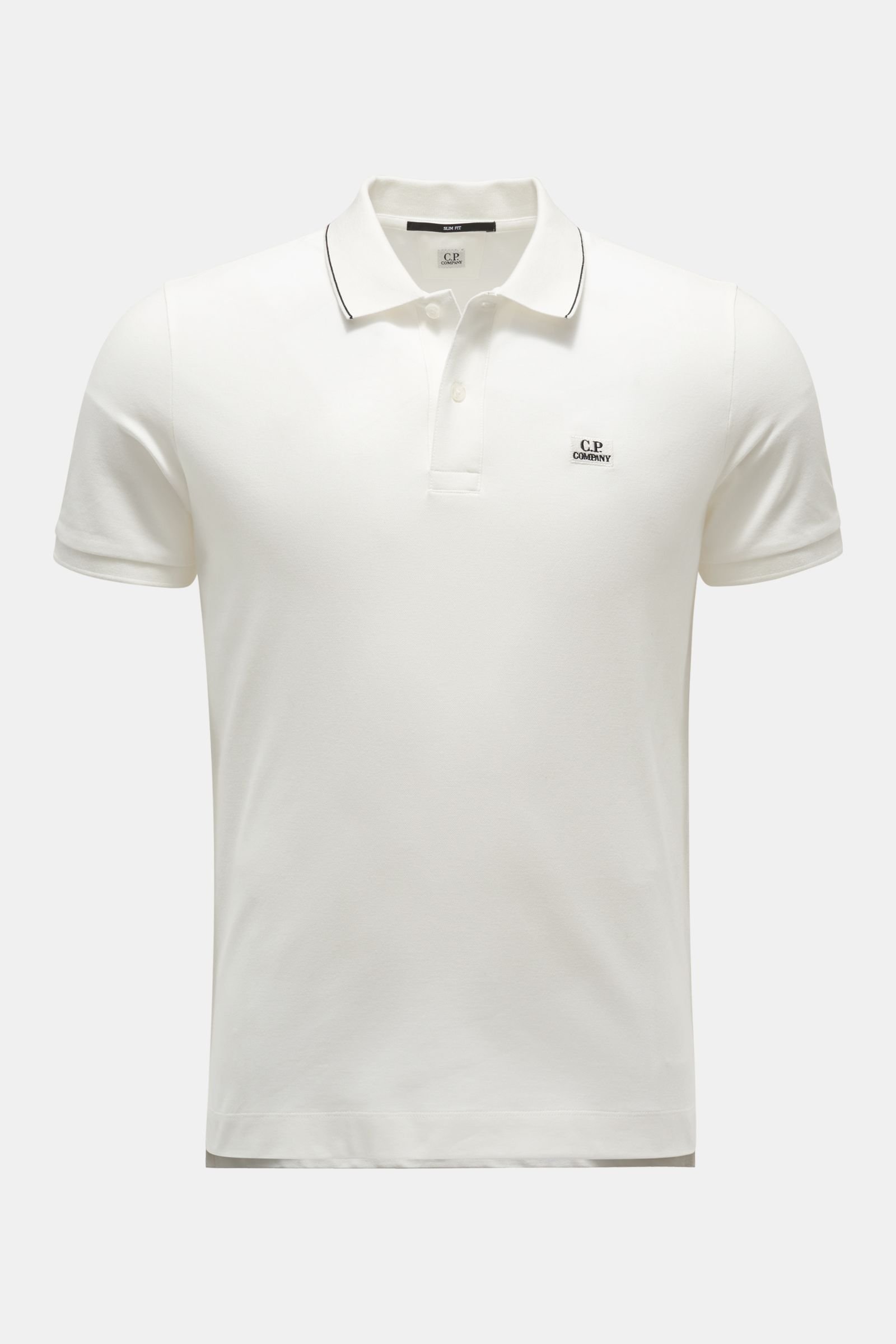 C.P. COMPANY polo shirt white | BRAUN Hamburg
