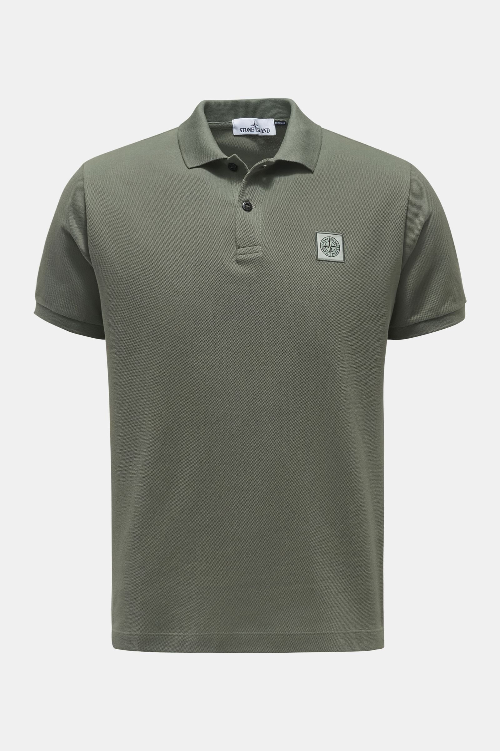 Polo shirt grey-green