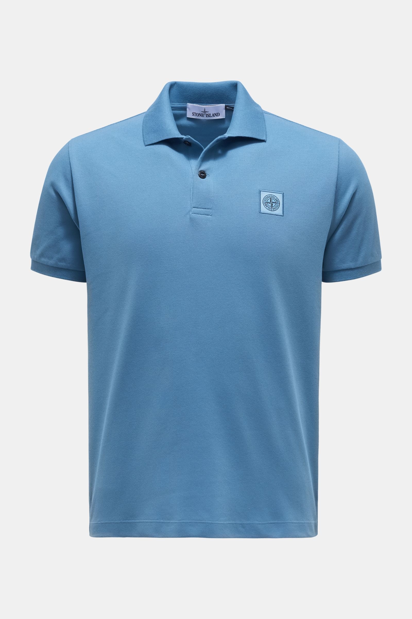 Polo shirt smoky blue