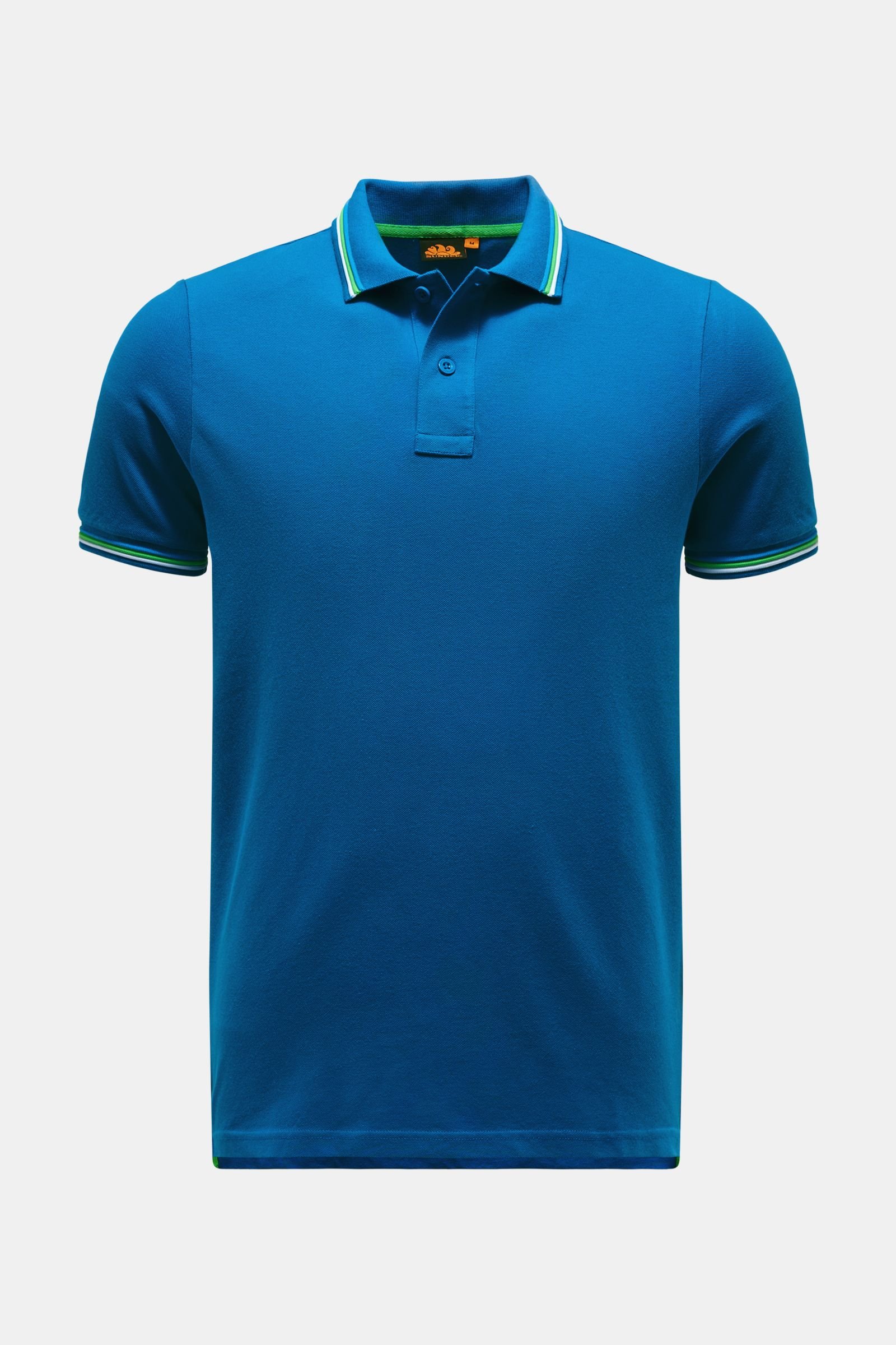 Polo shirt azure